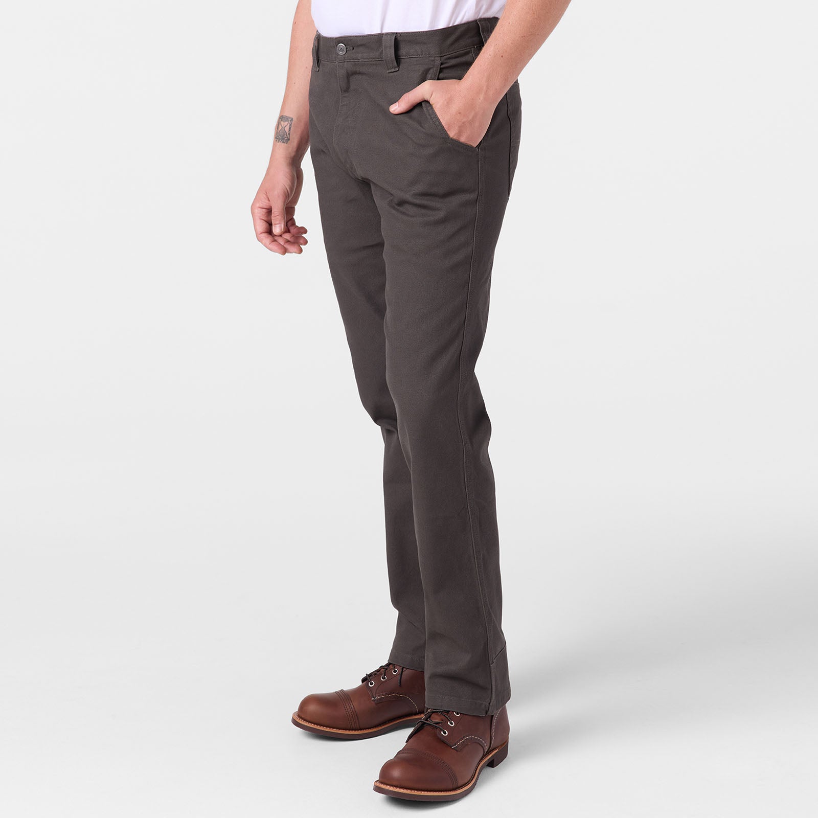 Men's Classic Fit Mountain Pants - Jackson Grey - Hiking, Camping & Outdoor Adventures
