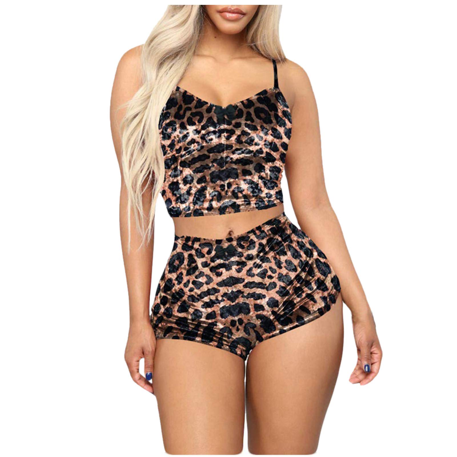 Women's Lace Lingerie Set - Strappy Babydoll Bralette & Panty 2-Piece Bodysuit | Sexy Underwear for Date Night & Special Occasions