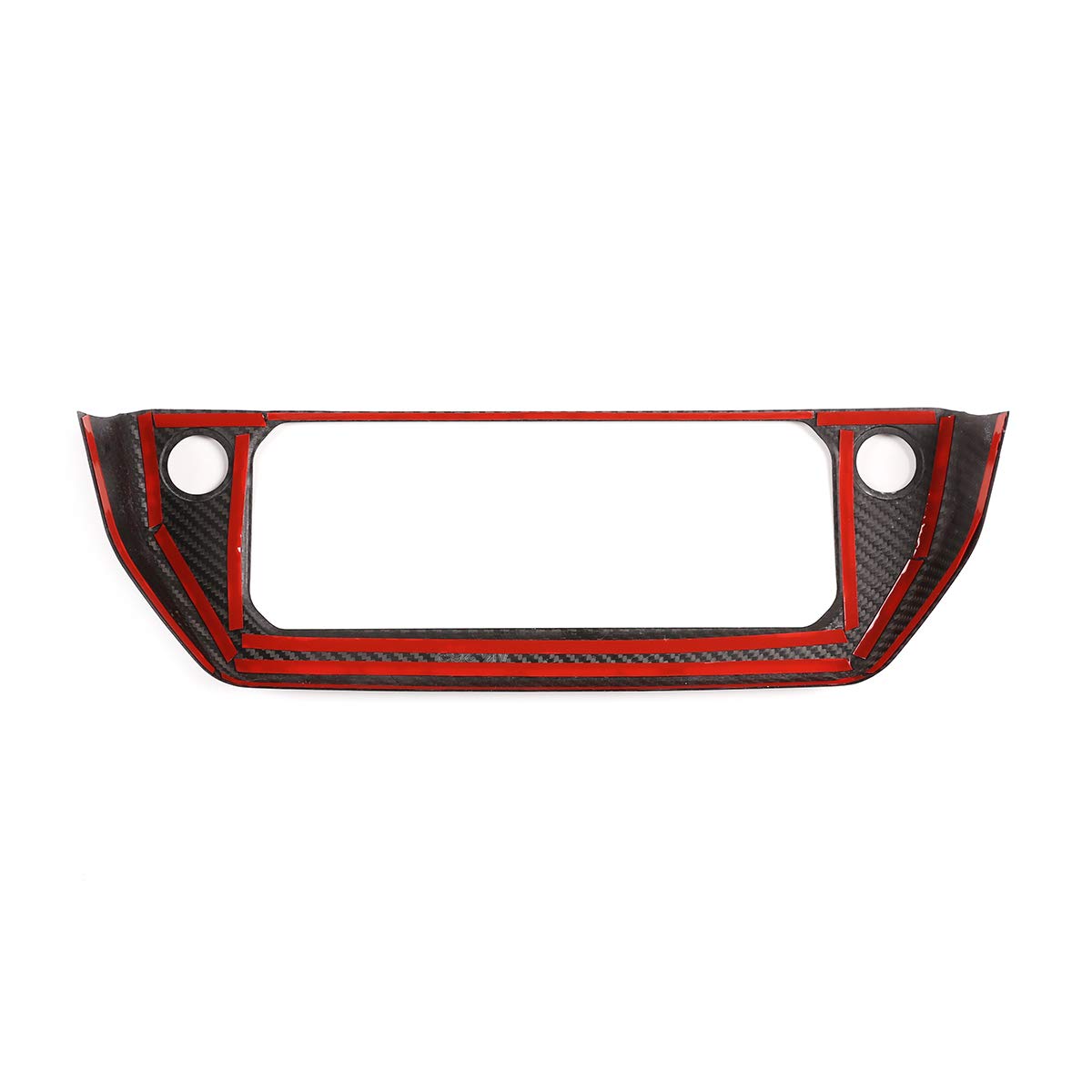 Genuine Carbon Fiber Center Console Trim Cover for Land Rover Defender 110 (2020-2023) | Premium Car Interior Accessories | Style A | Enhance Your SUV's Luxury Interior for Off-Road Adventures & Daily Commute