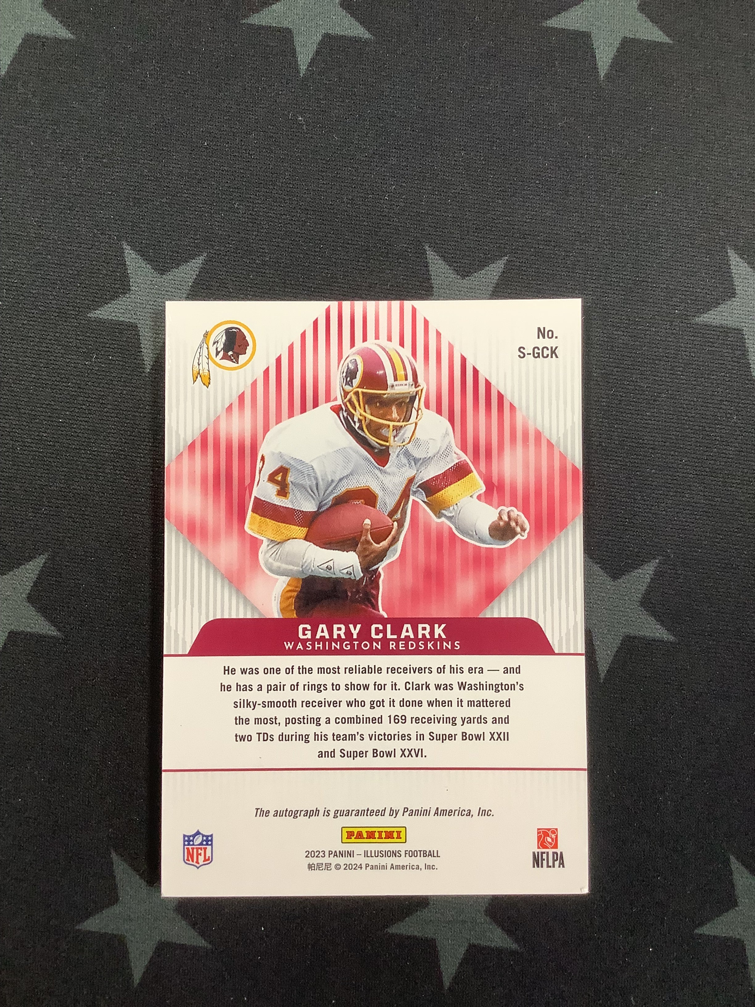 2023 Panini Illusions Football Gary Clark Superlatives #S GCK /80 - Rare Collectible Trading Card for NFL Fans & Sports Memorabilia Enthusiasts
