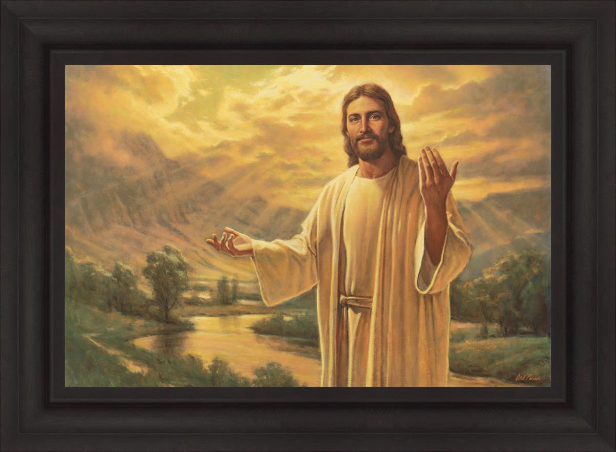 Come Follow Me By Del Parson - Inspirational Christian Wall Art for Home & Church Decor - Perfect for Living Rooms, Bedrooms & Sunday School Classrooms