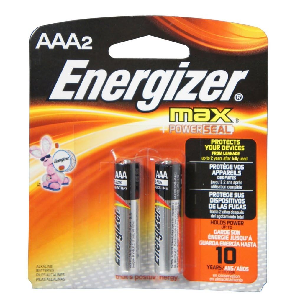 Energizer MAX AAA Alkaline Batteries - 24 Count (12 Packs of 2) - Long-Lasting Power for Toys, Flashlights, Remote Controls & Electronics