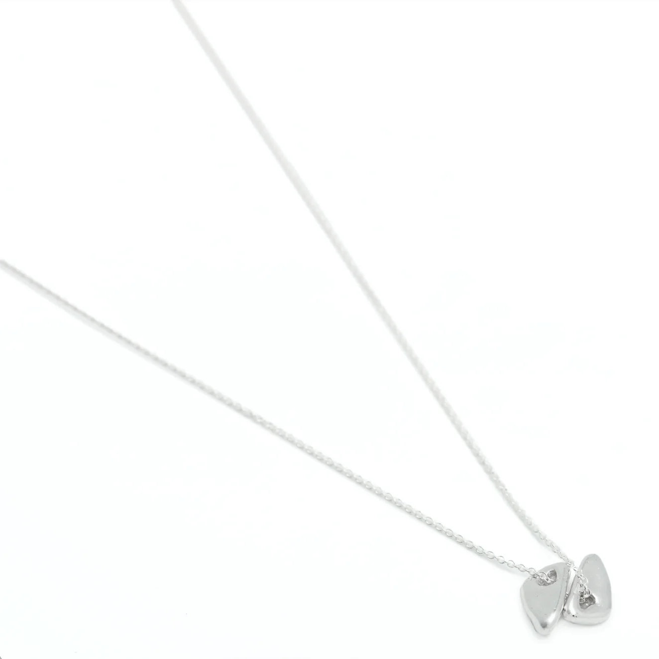 Double Scalene Necklace - Elegant Geometric Pendant for Women | Perfect for Everyday Wear, Date Nights & Special Occasions