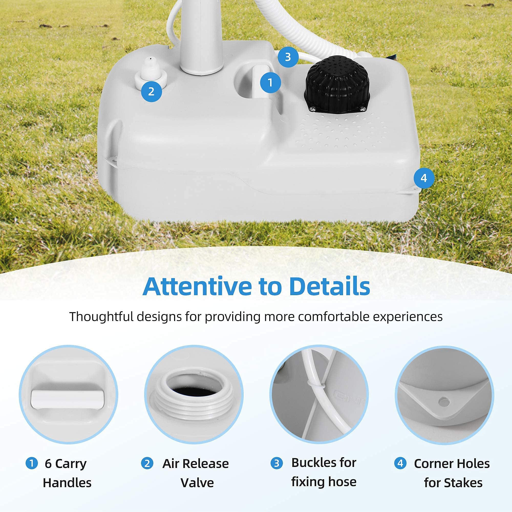 **YITAHOME 5.8 Gallon Portable Toilet & 17L Hand Washing Station - Lightweight RV Potty & Camping Sink for Outdoor Adventures, Travel, Boating, Hiking & Emergency Preparedness**    *(Use Cases: Perfect for camping trips, RV travels, boating excursions, hiking adventures, emergency kits, and off-grid living.)*