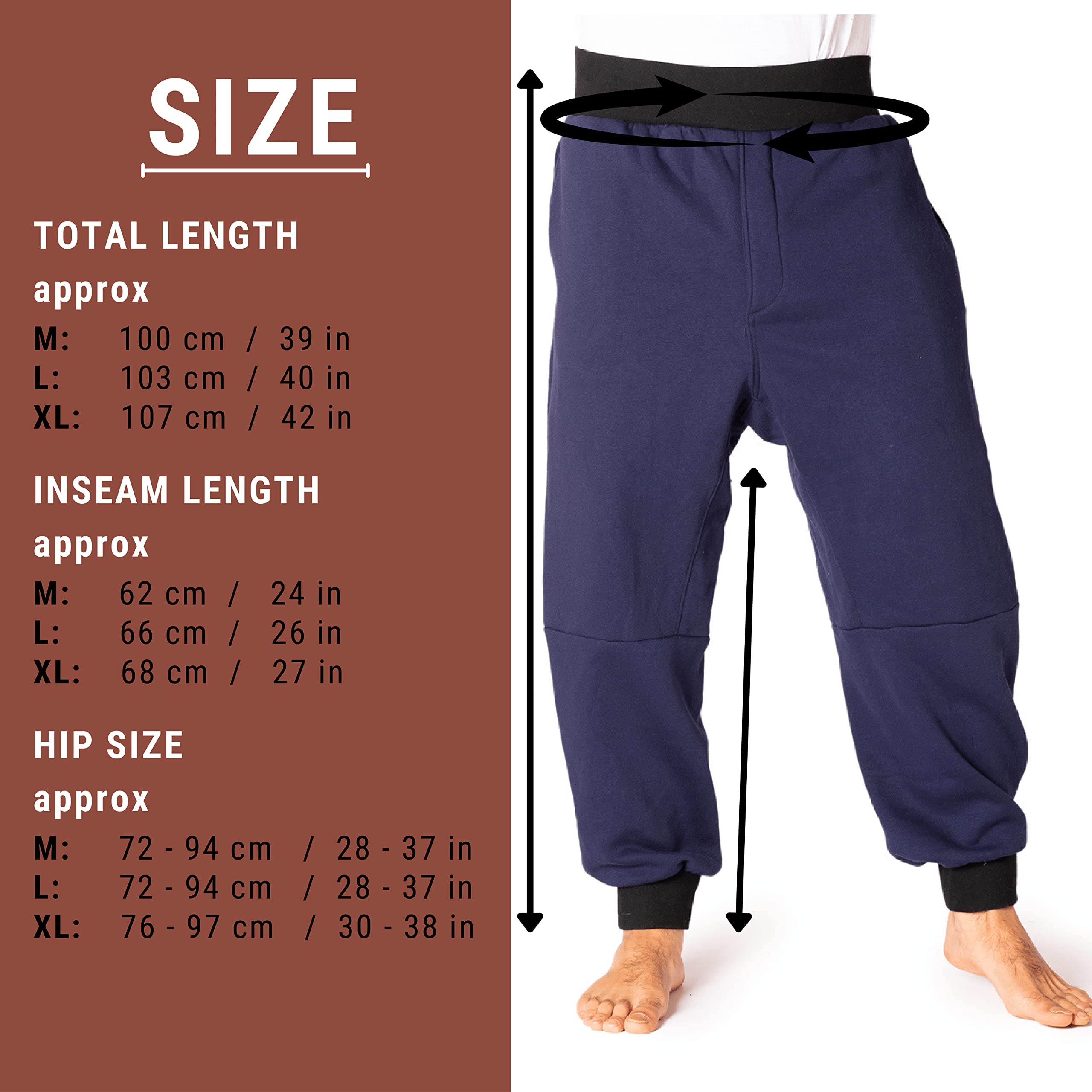 PANASIAM Warm Soft Harem Jogger Pants for Cold Weather - Ethically Made in Small Family Businesses | Perfect for Winter Outfits, Lounge Wear & Casual Style
