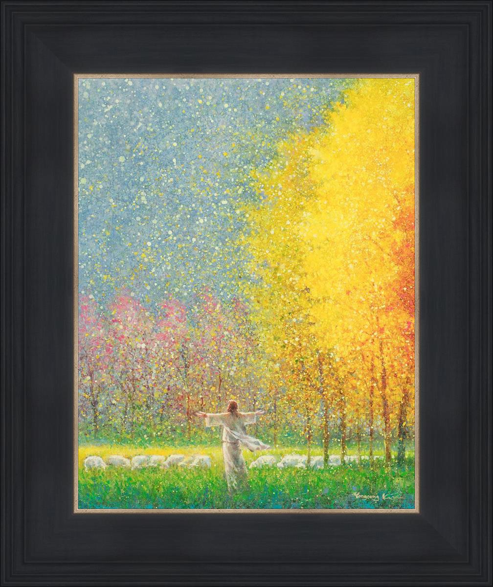 In His Glory by Yongsung Kim - Inspirational Christian Wall Art - Perfect for Home, Church & Office Decor