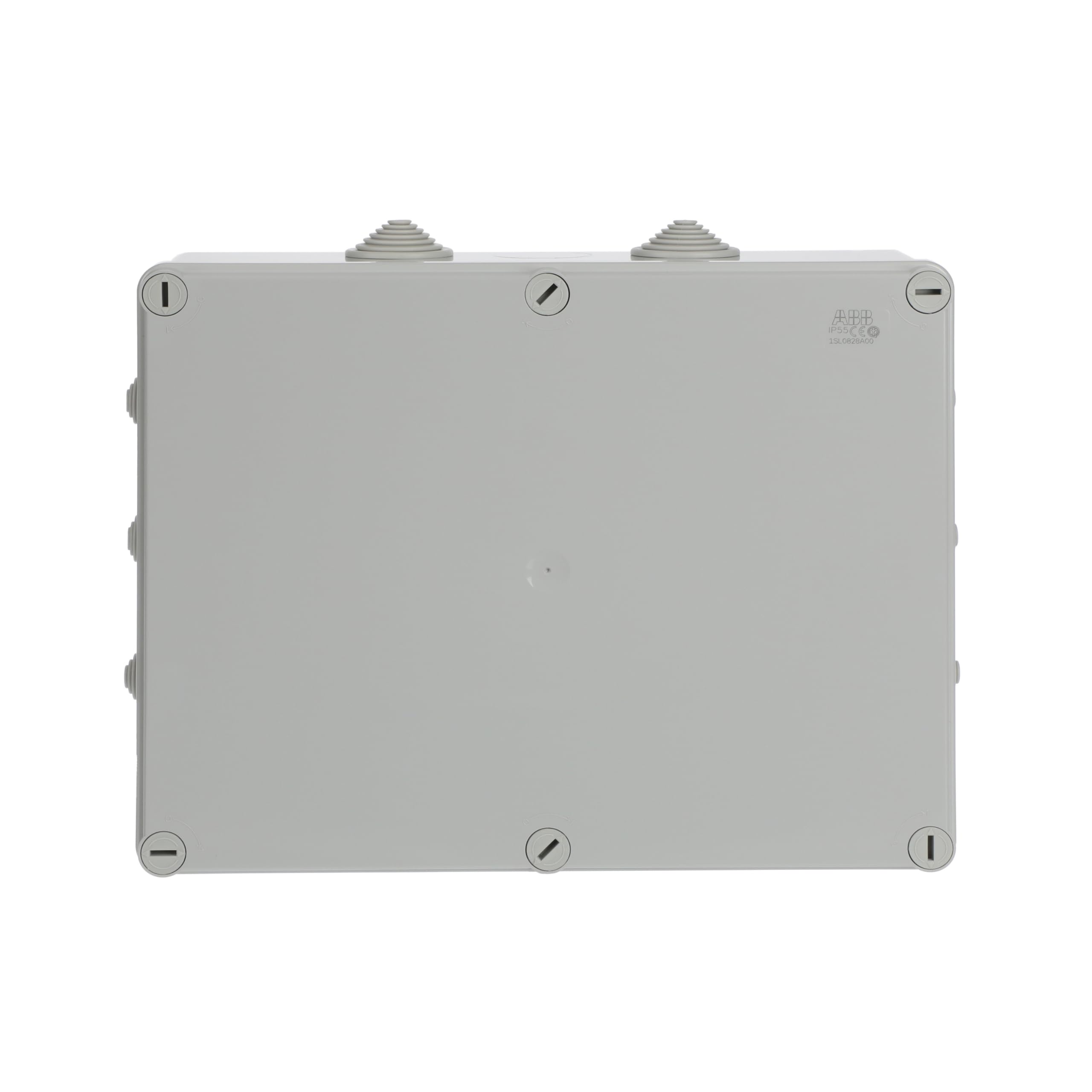 **ABB IP55 Waterproof Junction Box - Shockproof Electrical Cable Connector with Cable Glands (310x240x110mm) for Indoor & Outdoor Use - Ideal for Industrial, Marine, and Harsh Environment Wiring**