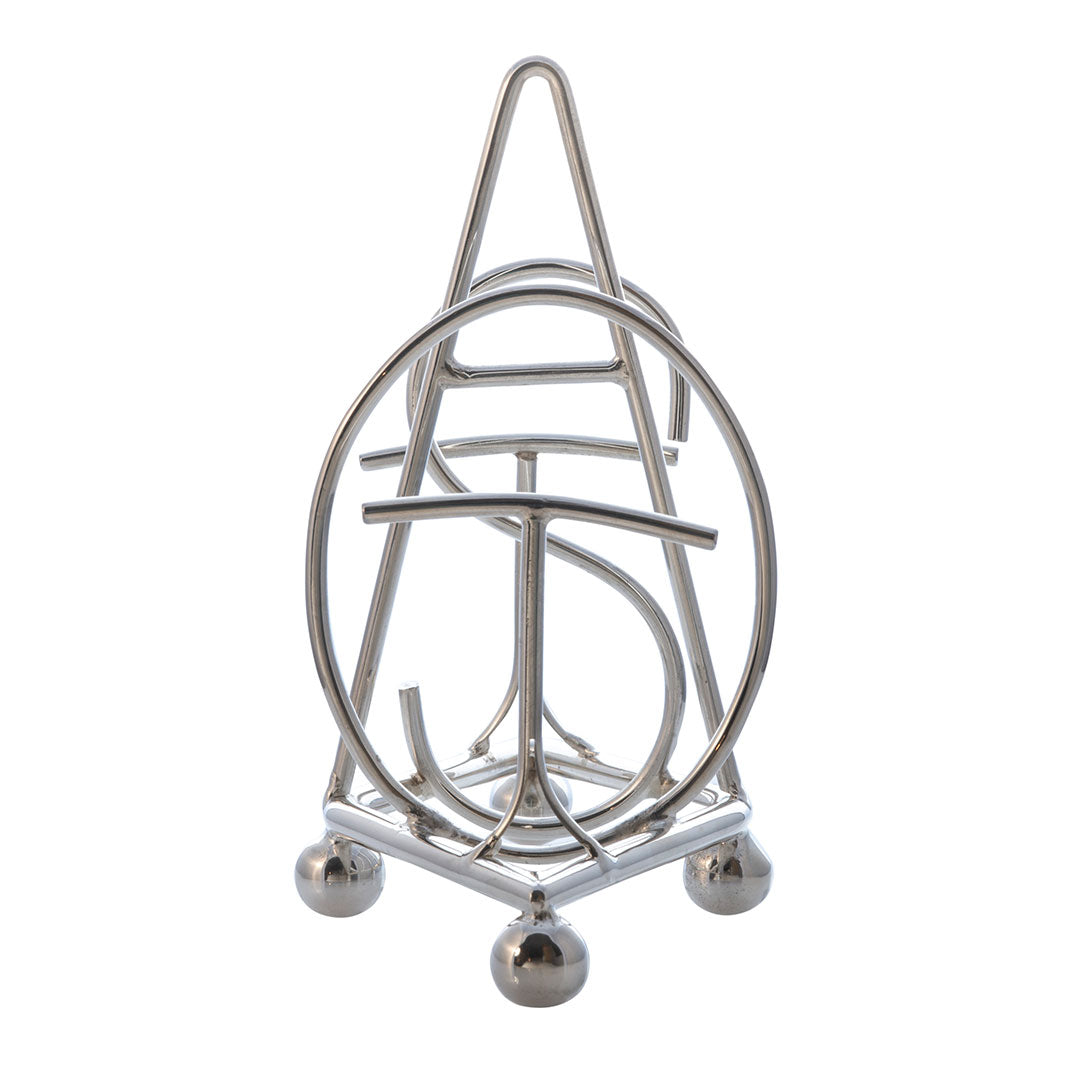 Vintage English Silver Plated Toast Rack - Elegant TOAST Holder for Breakfast Table, Tea Parties & British Style Dining Decor