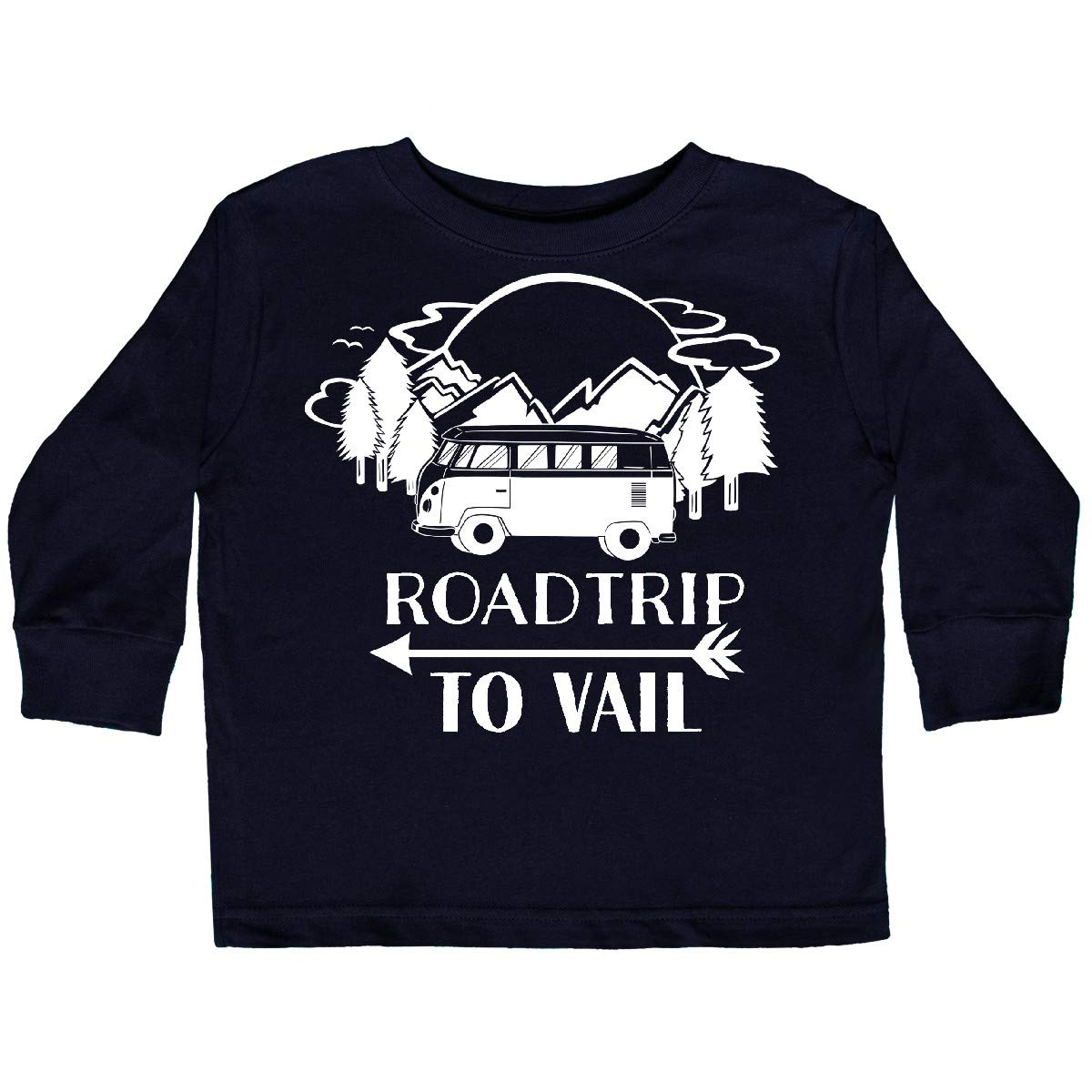 Road Trip to Vail Toddler T-Shirt - Long Sleeve for Travel Adventures