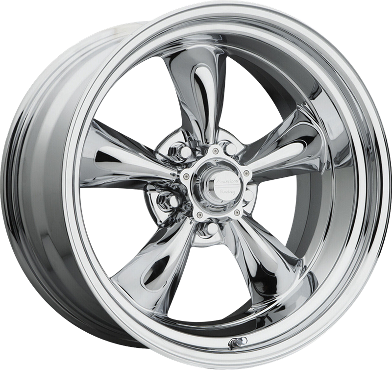 American Racing 17x7 VN915 Classic Torq Thrust II PVD Wheels - 0mm Offset | High-Performance Alloy Rims for Muscle Cars & Hot Rods | Perfect for Street Racing & Car Shows