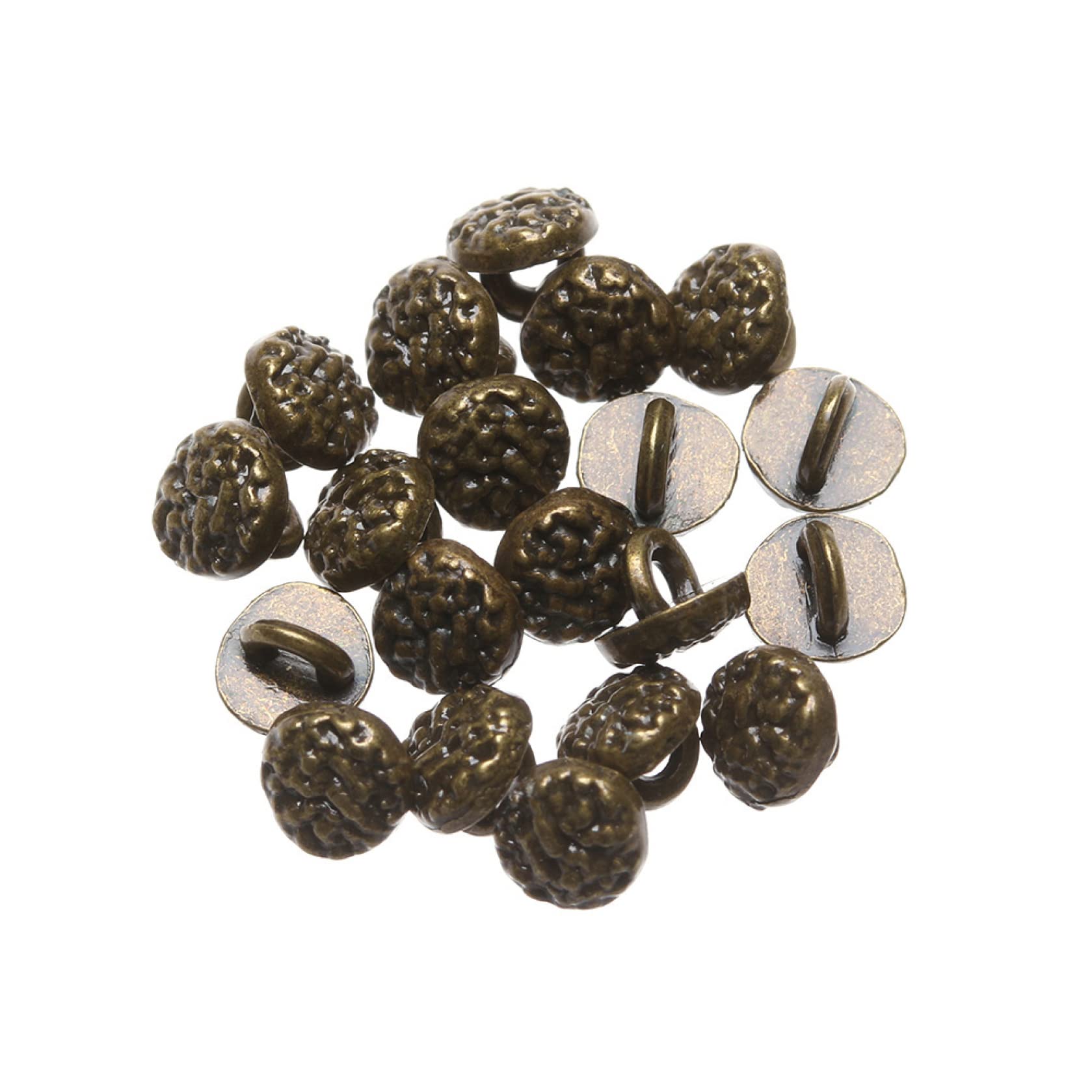 80Pcs Handmade DIY Craft Buttons - Mini Round Buttons for Clothes, Bags & Sewing Projects - Perfect for DIY Fashion, Scrapbooking & Home Decor Accessories