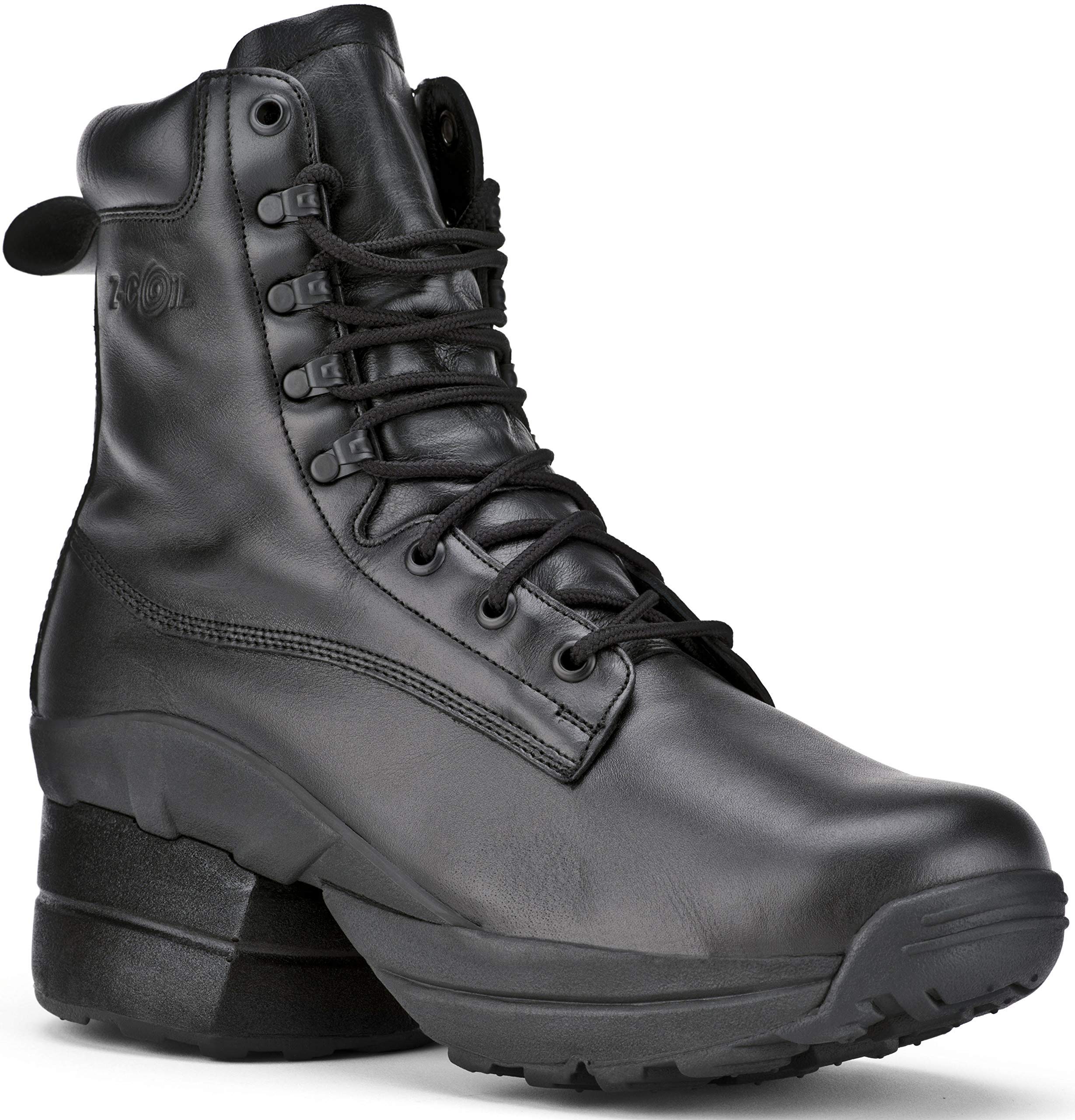 Z-CoiL Prime Men's Orthopedic Work Boots - Pain Relief & Foot Support Leather Shoes for Plantar Fasciitis & Heel Pain - Comfortable Orthotic Work Boots with Enclosed Coil Technology - Ideal for Construction Workers, Nurses & Standing All Day Jobs