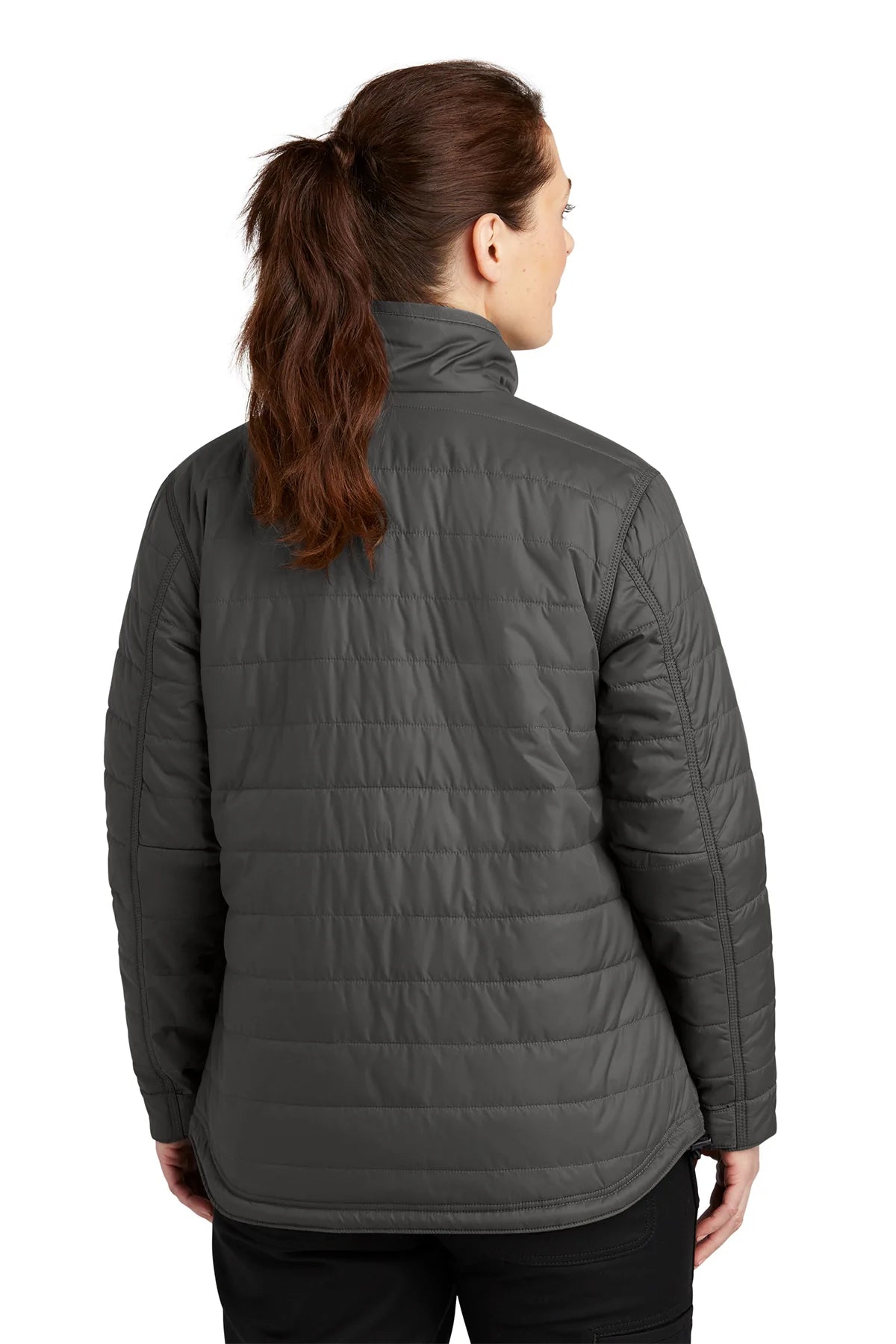 Carhartt Women's Gilliam Branded Jacket - Shadow Grey | Durable Workwear for Outdoor Activities & Construction Sites
