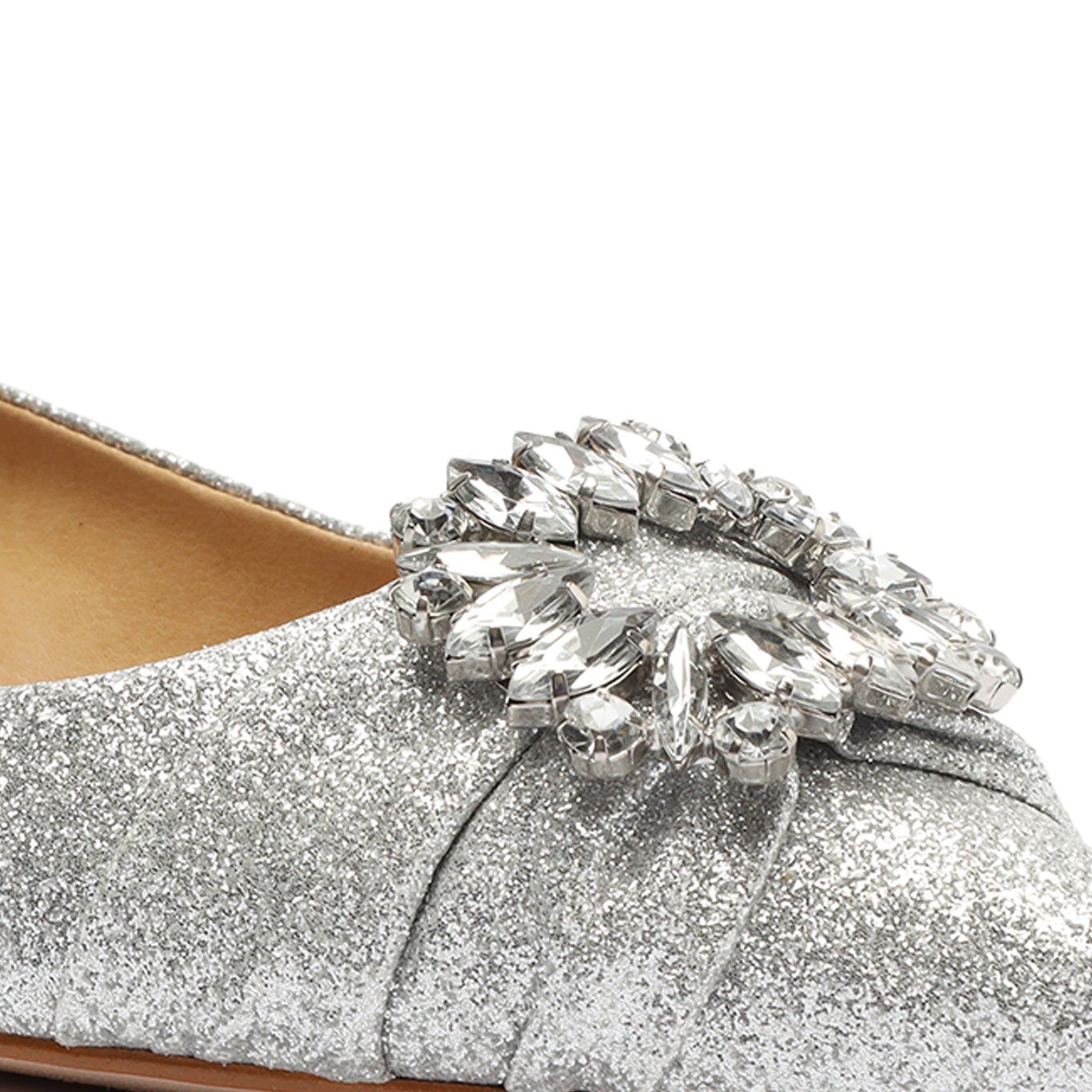 Meisho Glittery Flat Shoes for Women - Sparkly Ballet Flats for Party, Wedding & Casual Wear - Comfortable & Stylish Shiny Slip-Ons