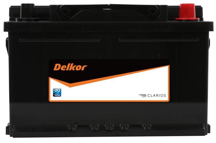 Delkor DIN66 / DIN65 Calcium Battery 57030 - Premium Replacement for Varta E38 - Perfect for Cars, Trucks, and Marine Vehicles - Long-Lasting Power & Reliable Performance