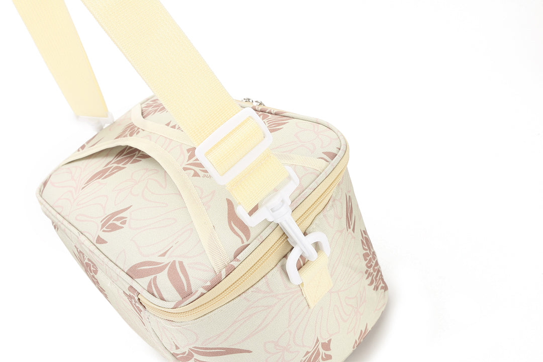 Insulated Cooler Tote Bag - Medium Size in Ginger Beige | Perfect for Beach Picnics, Camping Trips & Outdoor Adventures