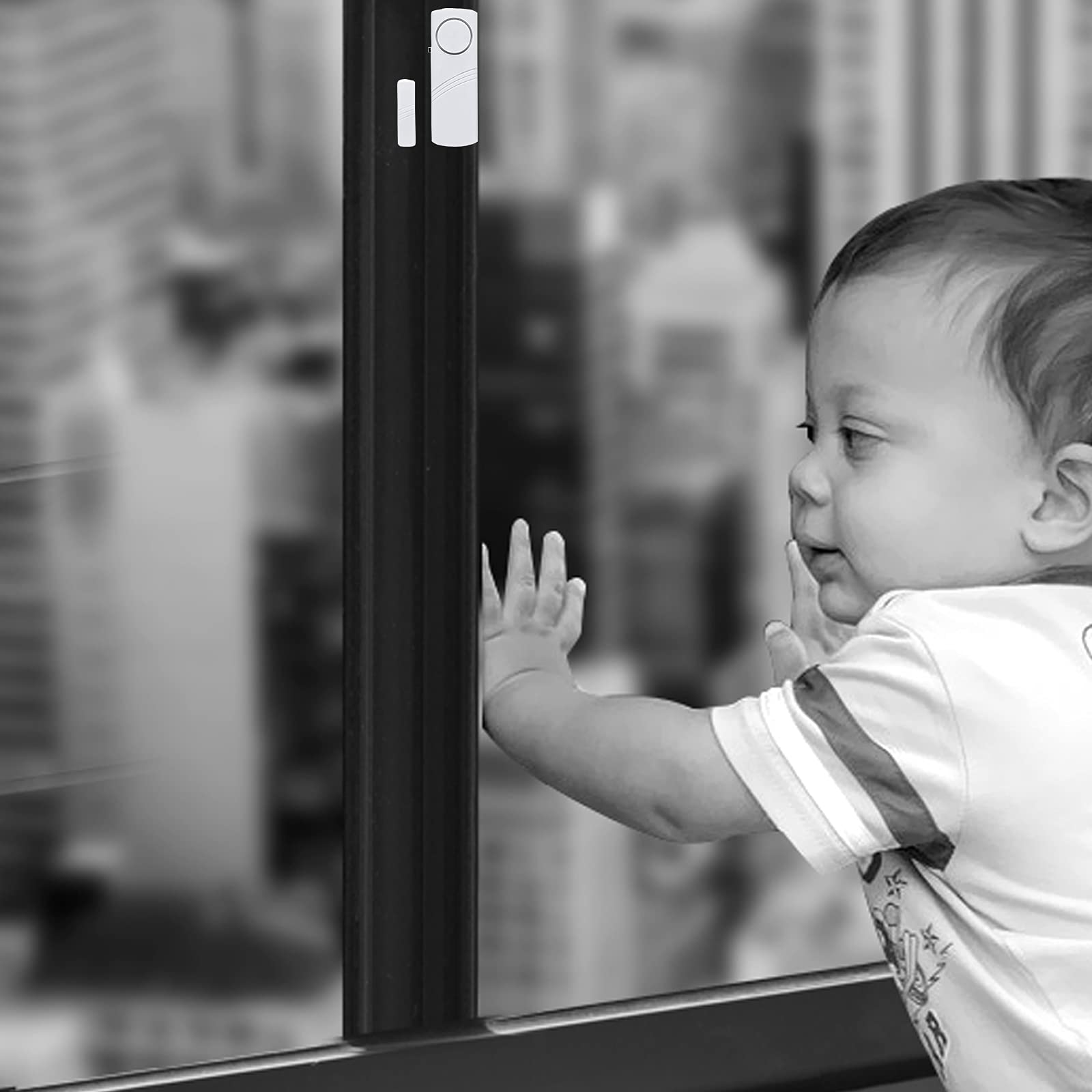 2 Pack Wireless Window and Door Alarm Sensor - Home Security System, Child Safety Alarm for Windows, Doors, Pools (Ideal for Baby Proofing & Pet Safety)