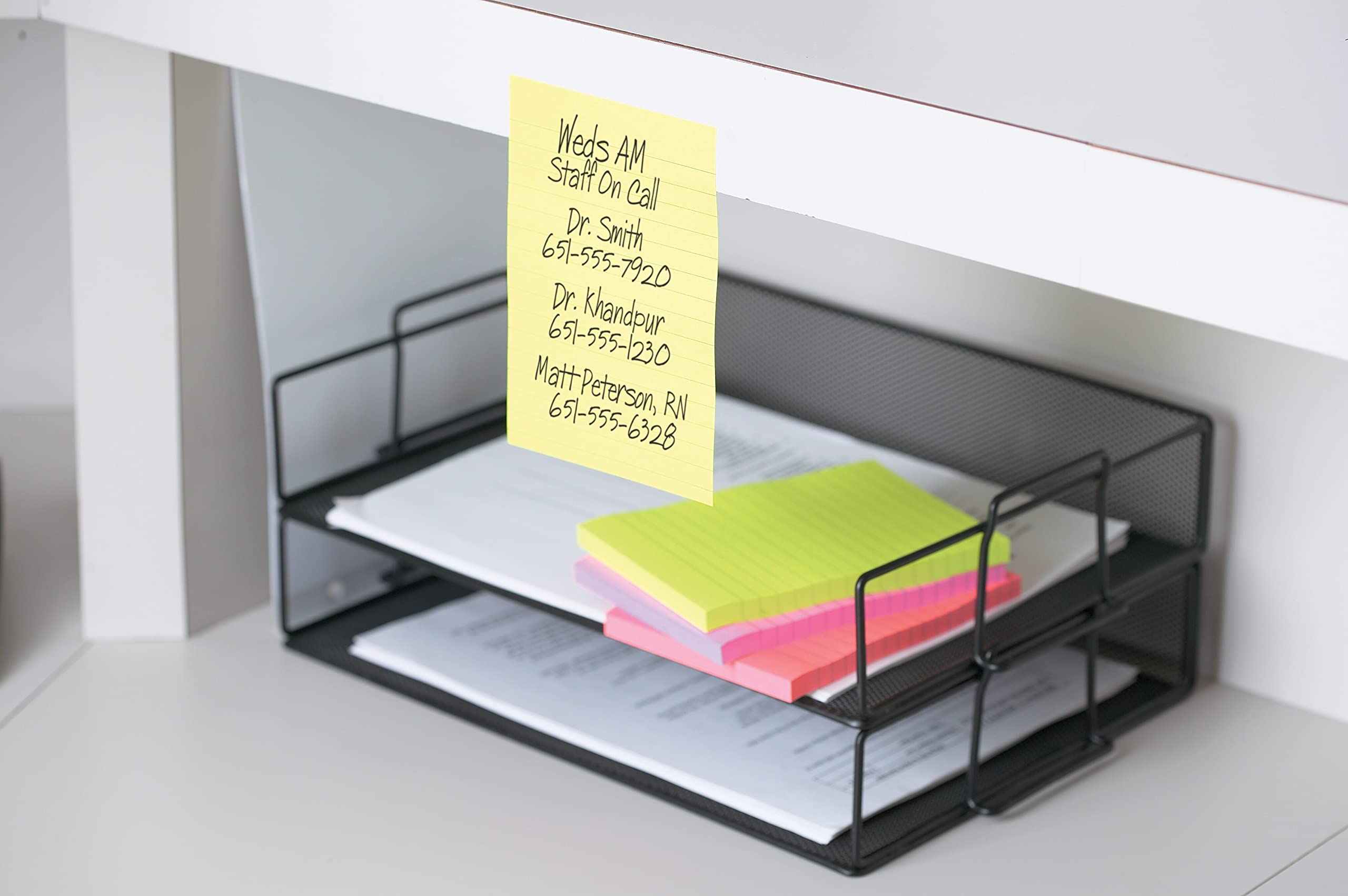 Post-it Notes FT510010620 - 6 Pack of Lined Canary Yellow Note Pads, 100 Sheets per Pad (6x6 Inches, 152x102mm) - Perfect for Office, School, and Home Organization