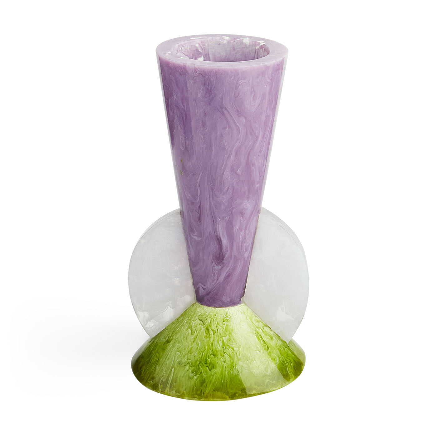 Como Tapered Bud Vase - Elegant Glass Flower Vase for Small Bouquets, Centerpieces, Wedding Decor & Home Decoration | Perfect for Dining Table, Coffee Table, and Shelf Display