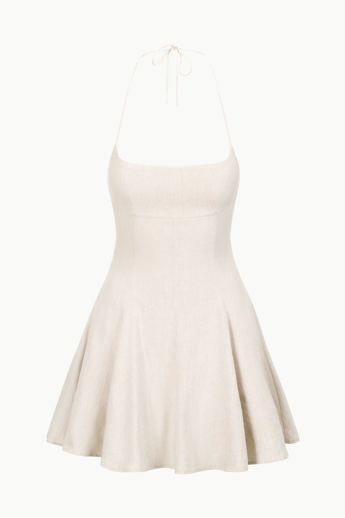 LEONE Women's Linen Dress - Natural Color, Breathable & Comfortable Summer Maxi Dress for Beach, Vacation & Casual Wear