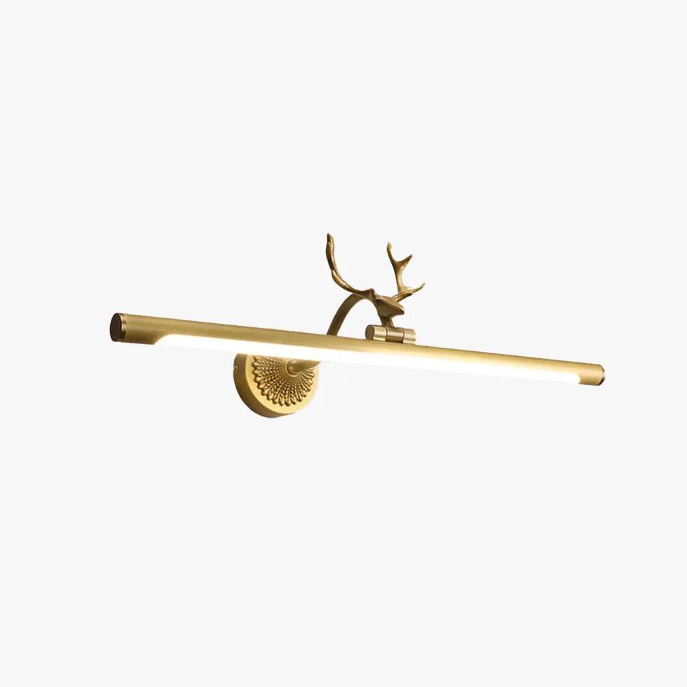 Vintage Antler Linear Bathroom Mirror Lights - Rustic Vanity Mirror Lighting for Bathroom, Bedroom & Entryway - Perfect for Farmhouse, Lodge & Cabin Decor