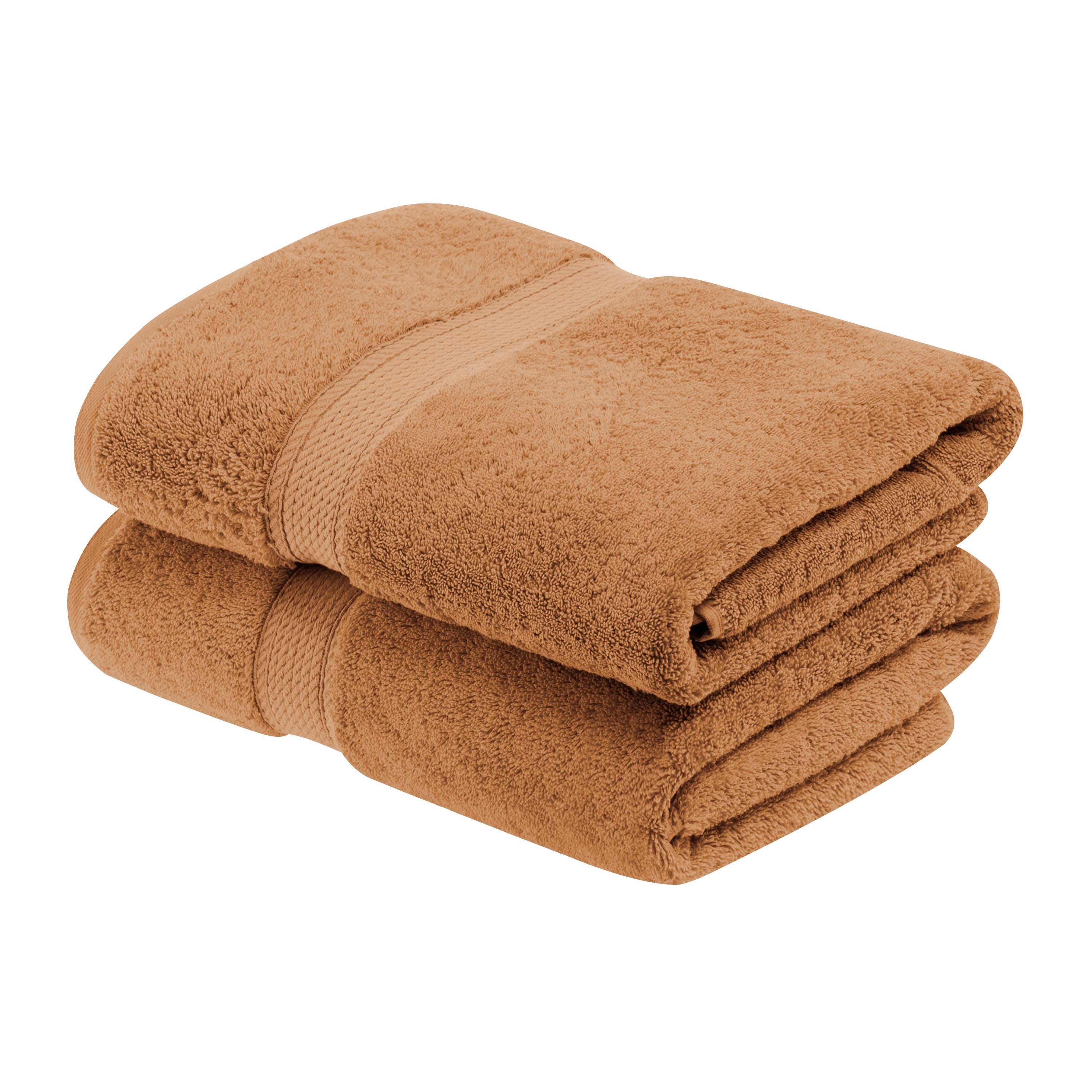 Premium Egyptian Cotton Bath Towel Set - Ultra Soft, Absorbent & Heavyweight 2-Piece Set for Spa, Bathroom & Luxury Home Use