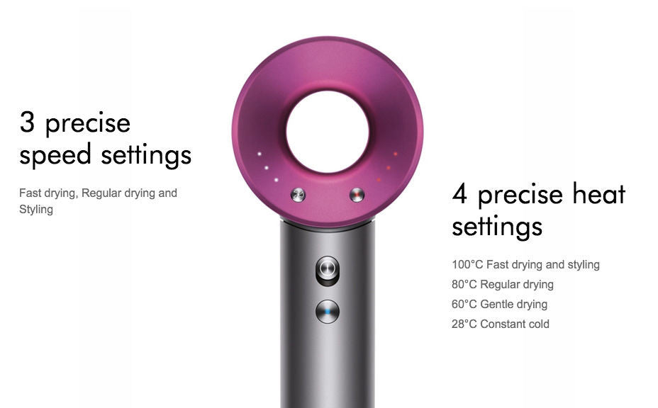 Dyson Supersonic Hair Dryer HD01 - Certified Refurbished in Excellent Condition with 1-Year Warranty | Professional Salon-Quality Blow Dryer for Fast Drying & Hair Care | Perfect for Home Use, Travel & Styling