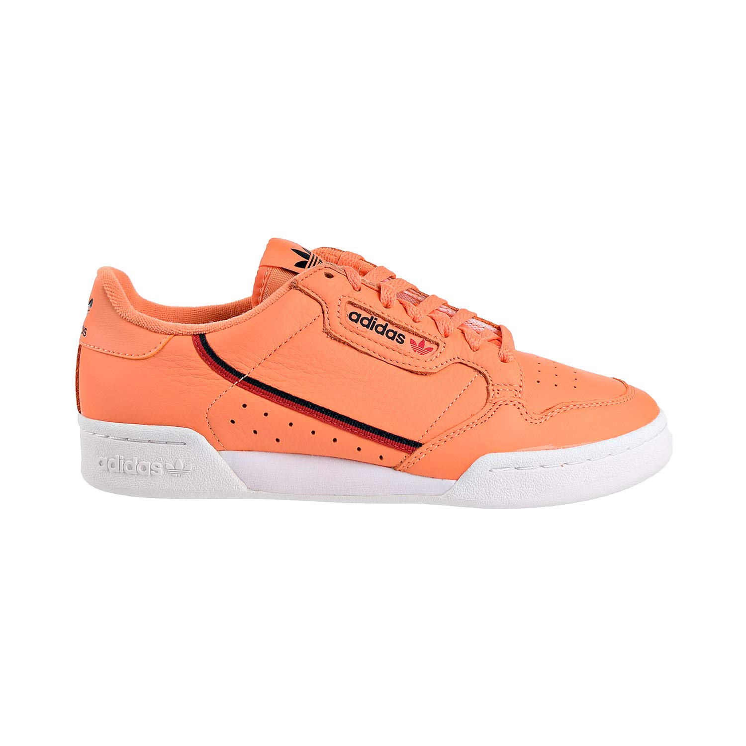 Adidas Men's Continental 80 Lace-Up Casual Sneakers - Orange - Size 9 D (M) | Classic Retro Running Shoes for Everyday Wear & Street Style Fashion
