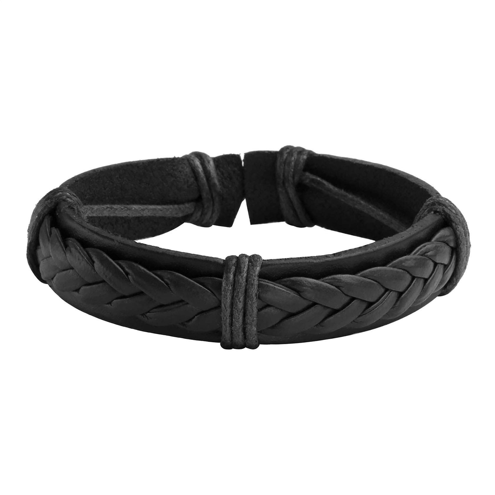 4-10 Pcs Adjustable Leather Bracelets Set for Women & Men - Braided Wooden Beads Wrap Cuff Cord - Boho Style Handmade Jewelry for Daily Wear, Gifts & Festival Fashion Accessories