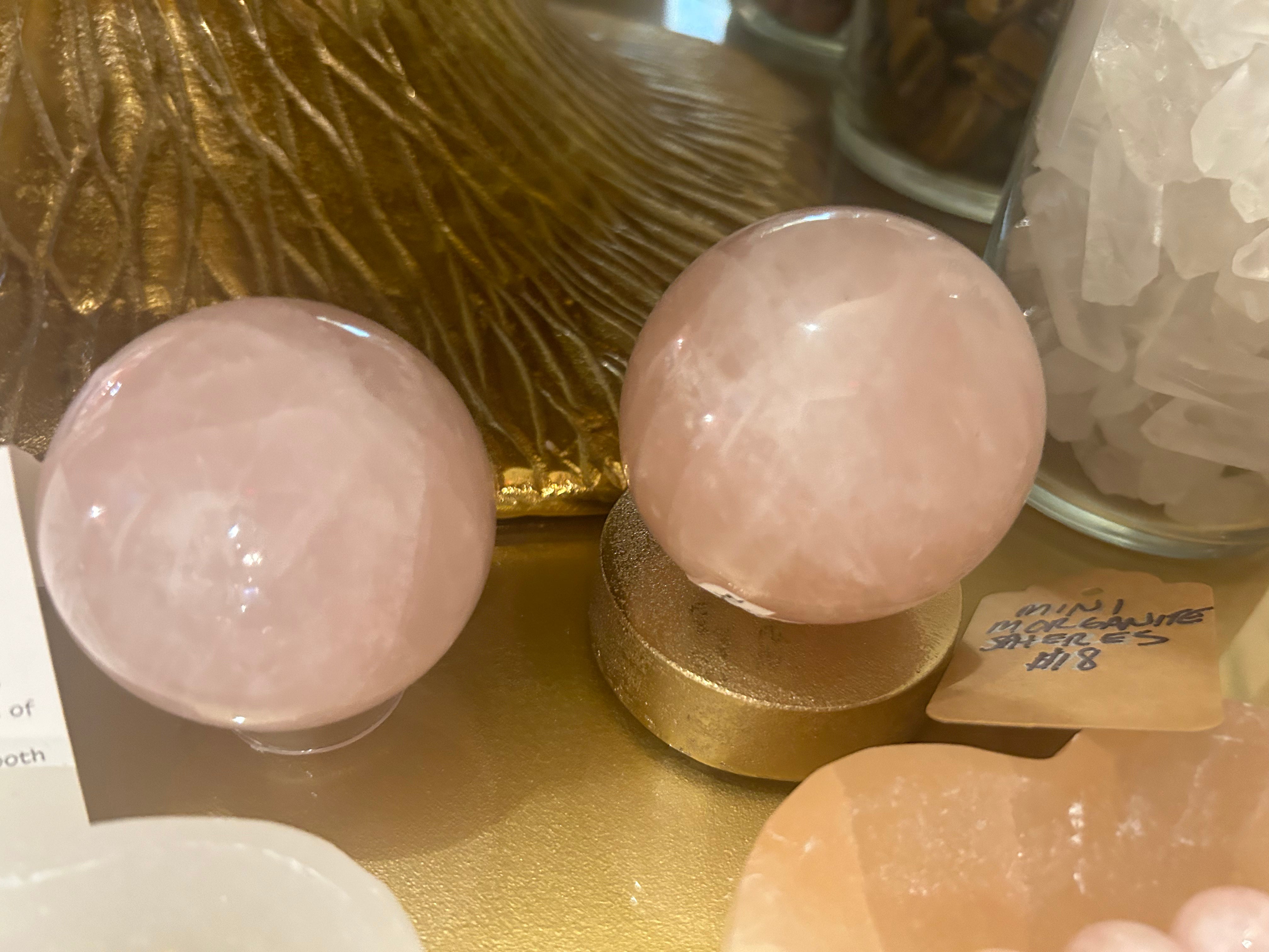 Large Rose Quartz Sphere - Natural Healing Crystal for Meditation, Reiki & Home Decor | Perfect for Spiritual Gifts, Yoga Spaces & Positive Energy