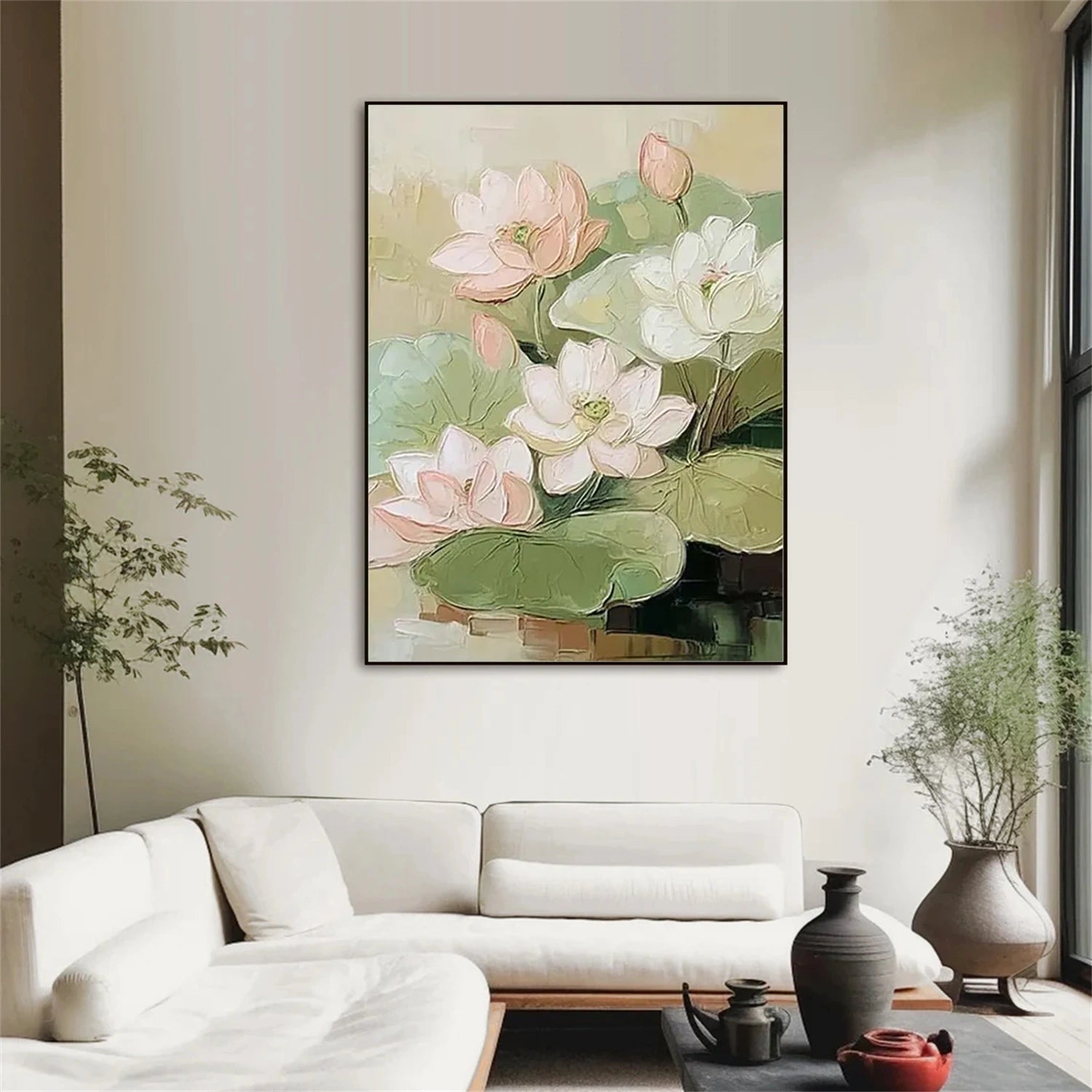 Abstract Canvas Art - Modern Floral and Tree Design #FT219 - Perfect for Living Room, Bedroom, and Office Wall Decor