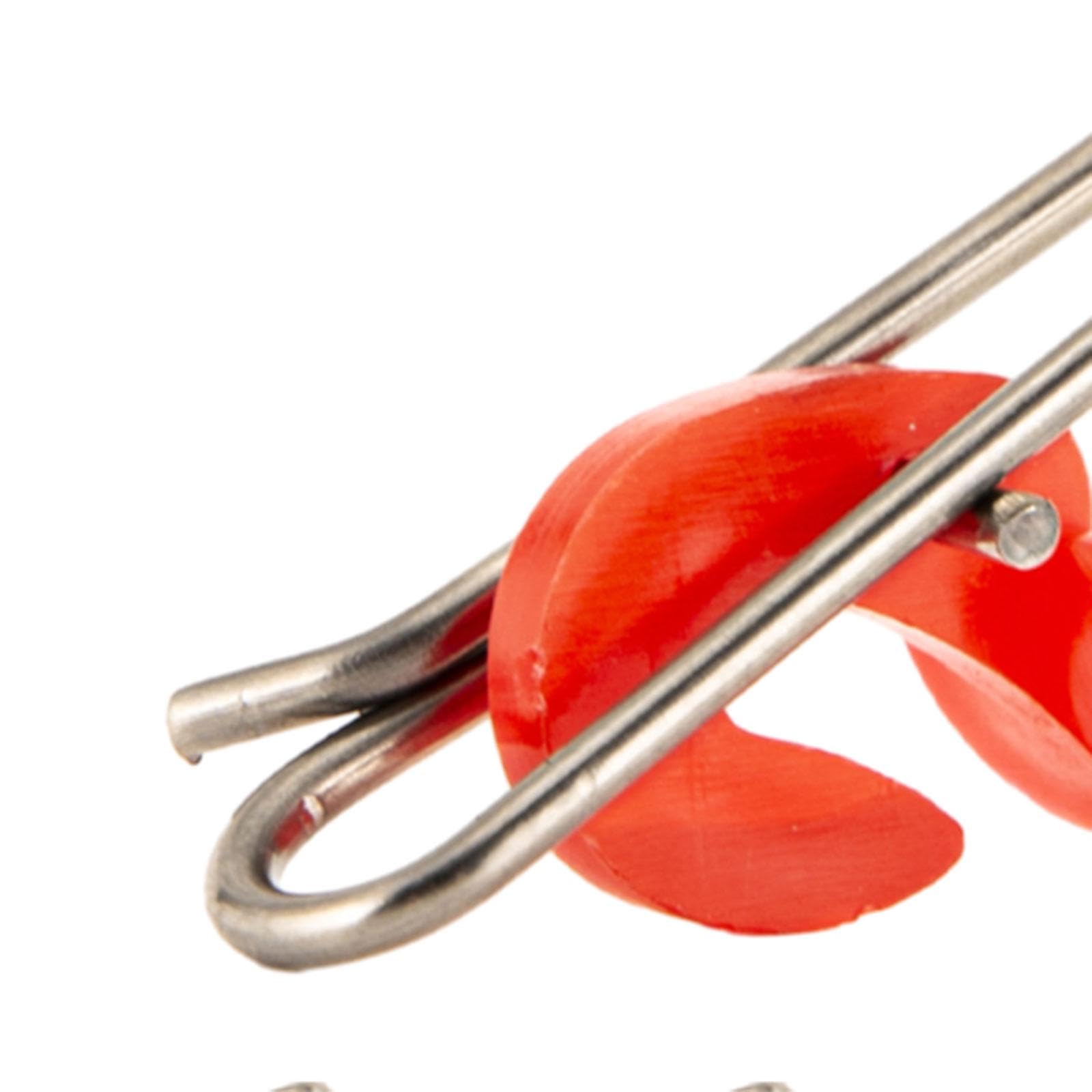 50Pcs Stainless Steel Hookbait Release Clips - Durable Fishing Rigs for Freshwater, Saltwater & Sea Fishing - Perfect for Bass, Trout & Offshore Angling
