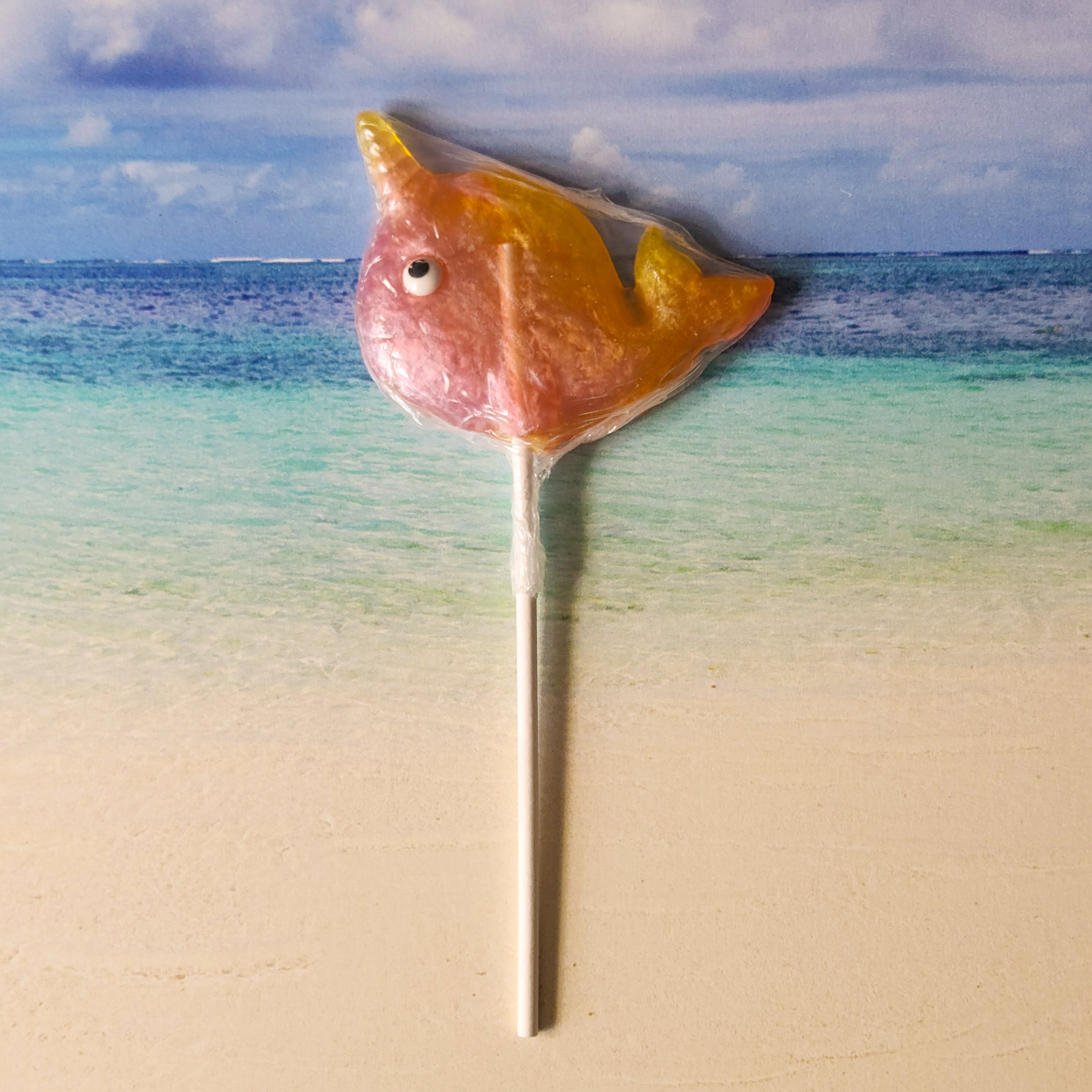 Narwhal Hard Candy Pops - Delicious Fruit Flavored Lollipops for Kids & Adults - Perfect for Birthday Parties, Halloween Treats & Classroom Rewards