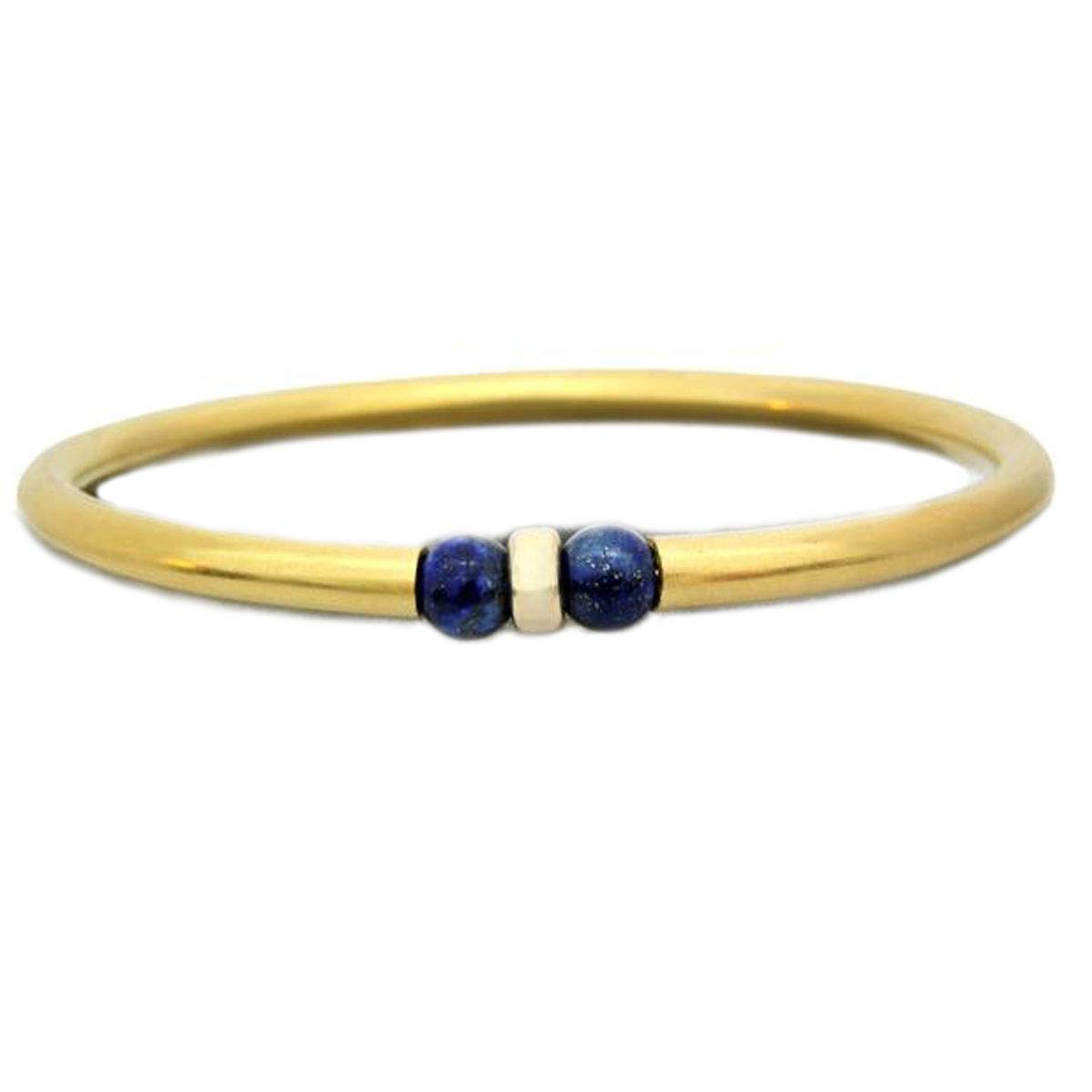 Handmade 18k Gold Plated Gemstone Bangles - Choose Your Stone Fashion Bracelet for Women & Girls | Elegant Jewelry Gift for Birthday, Anniversary & Special Occasions