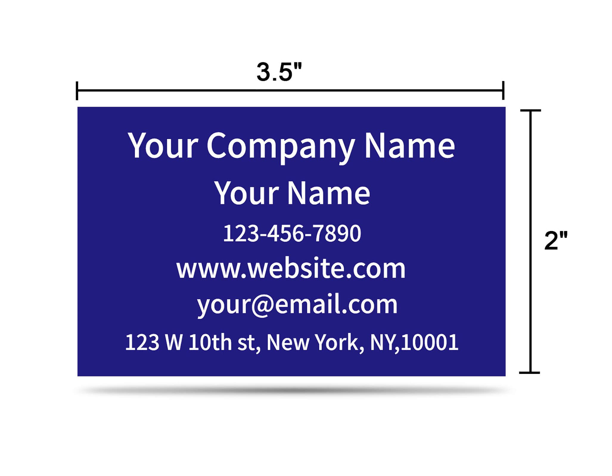 Custom Business Cards with Logo - Personalized Double-Sided Printing for Small Businesses | Add Your Picture, Text & Design | Perfect for Networking, Branding & Professional Meetings