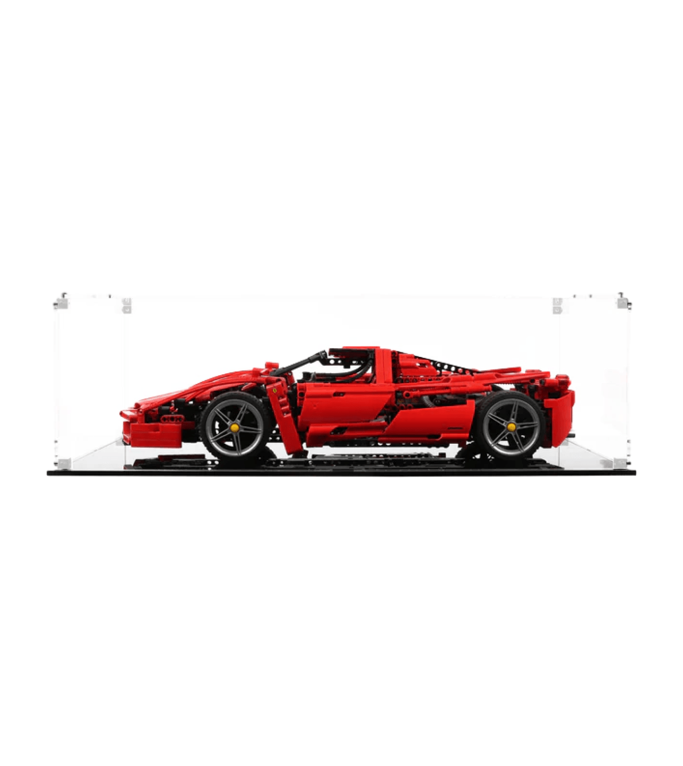 LEGO Ferrari Enzo 8653 Display Case - Premium Acrylic Showcase for LEGO Car Models - Perfect for Home Decoration, Office Display & Collector's Showcase