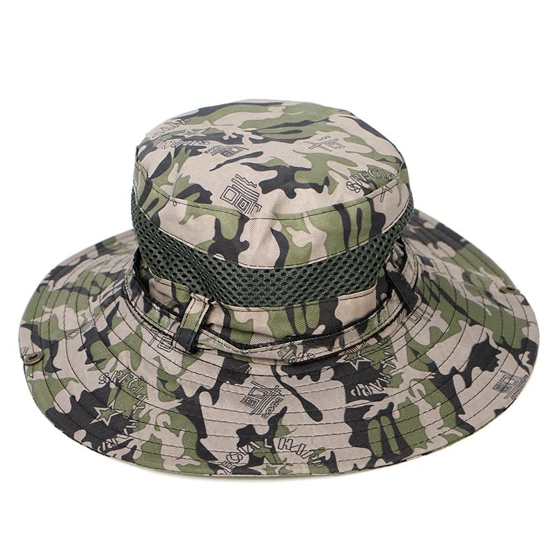 Stylish Wide Brim Sun Hat for Women & Men - UV Protection Windproof Beach Hat for Summer Outdoor Activities (Fishing, Hiking, Safari, Hunting) - Perfect for Beach Vacations, Travel and Sun Safety