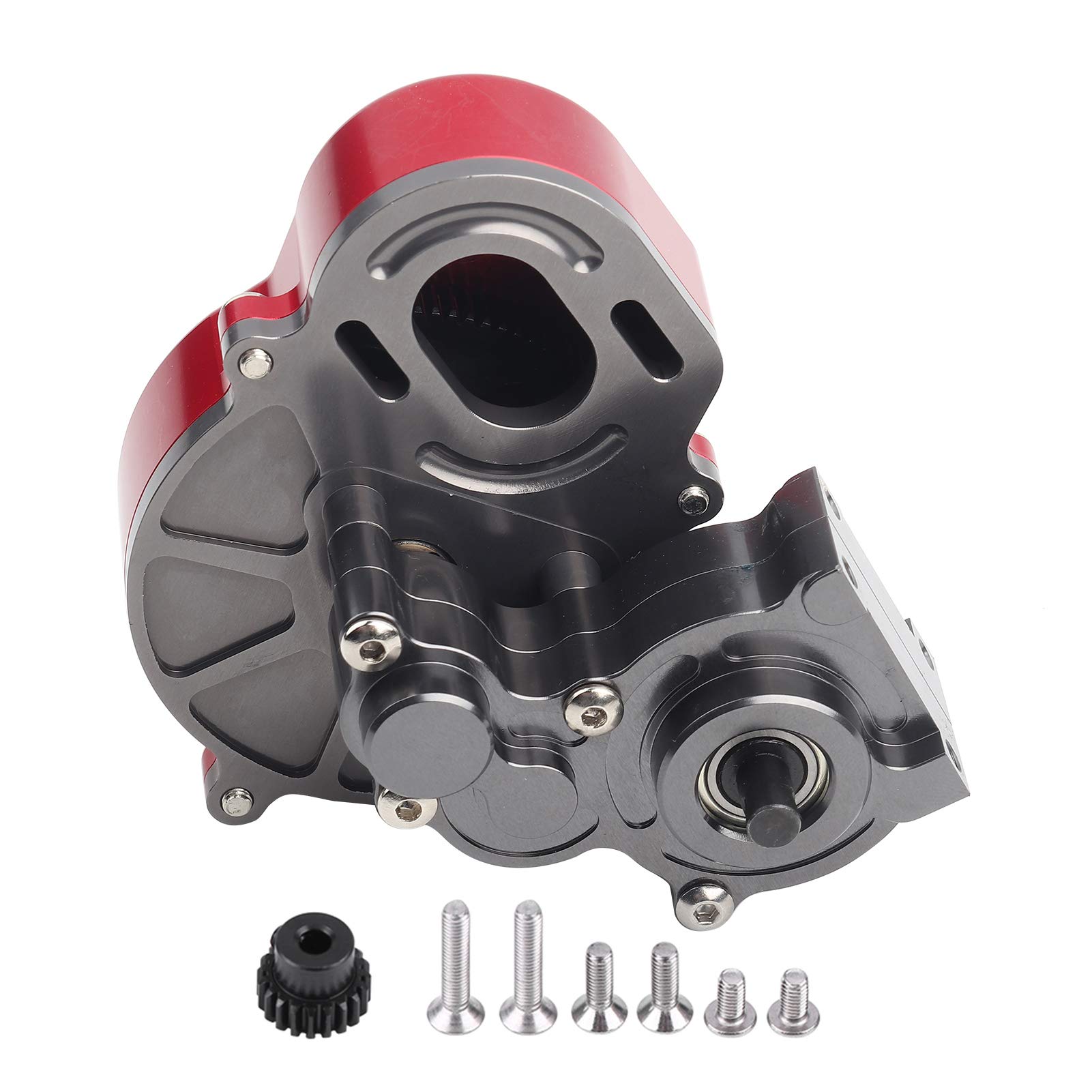 1/10 Scale Aluminum Alloy RC Car Transmission Gearbox for SCX10 Crawler - Complete Upgrade Kit with Gears | Durable Off-Road Performance for RC Crawling & Trail Adventures