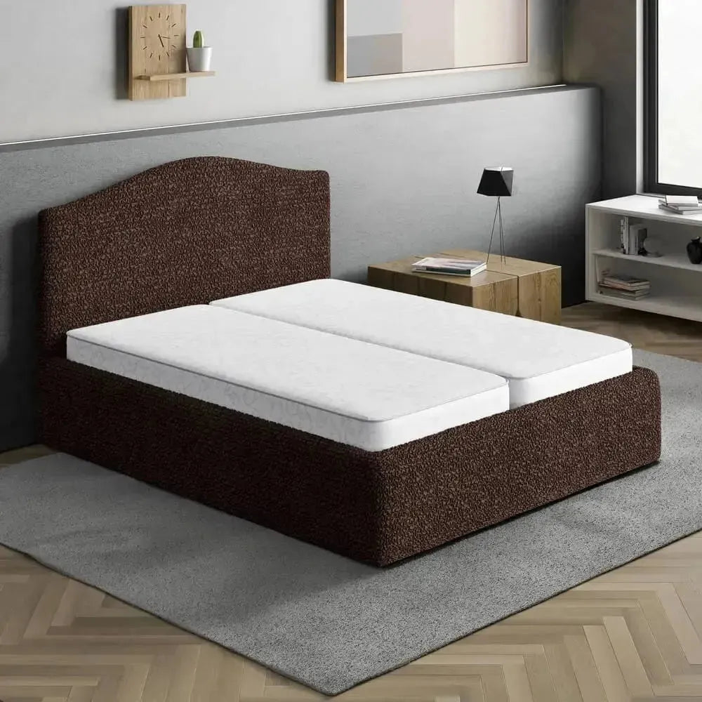 Full/Queen Size Bed Headboard & Frame Slipcover - Microfiber Collection | Elegant Bedroom Upgrade for Home Decor