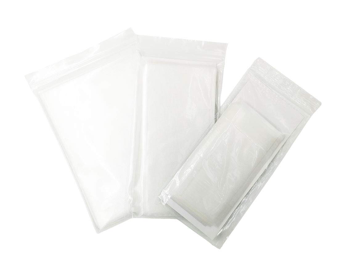 Drchoer PVA Bait Bags for Carp Fishing - 50pcs Water Soluble Bags in Small, Medium & Large Sizes | Perfect for Solid Baits & Carp Fishing Tackle | Ideal for Lake, River & Pond Fishing Scenarios