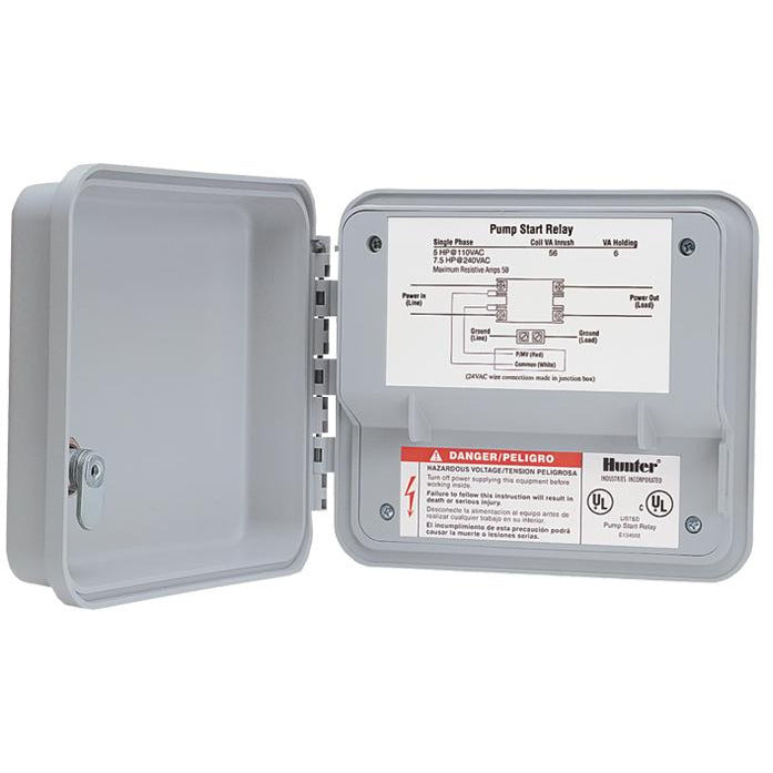 Hunter Industries PSR-53 Pump Start Relay for Irrigation Systems – Reliable Automatic Water Pump Control for Lawn & Garden Sprinklers