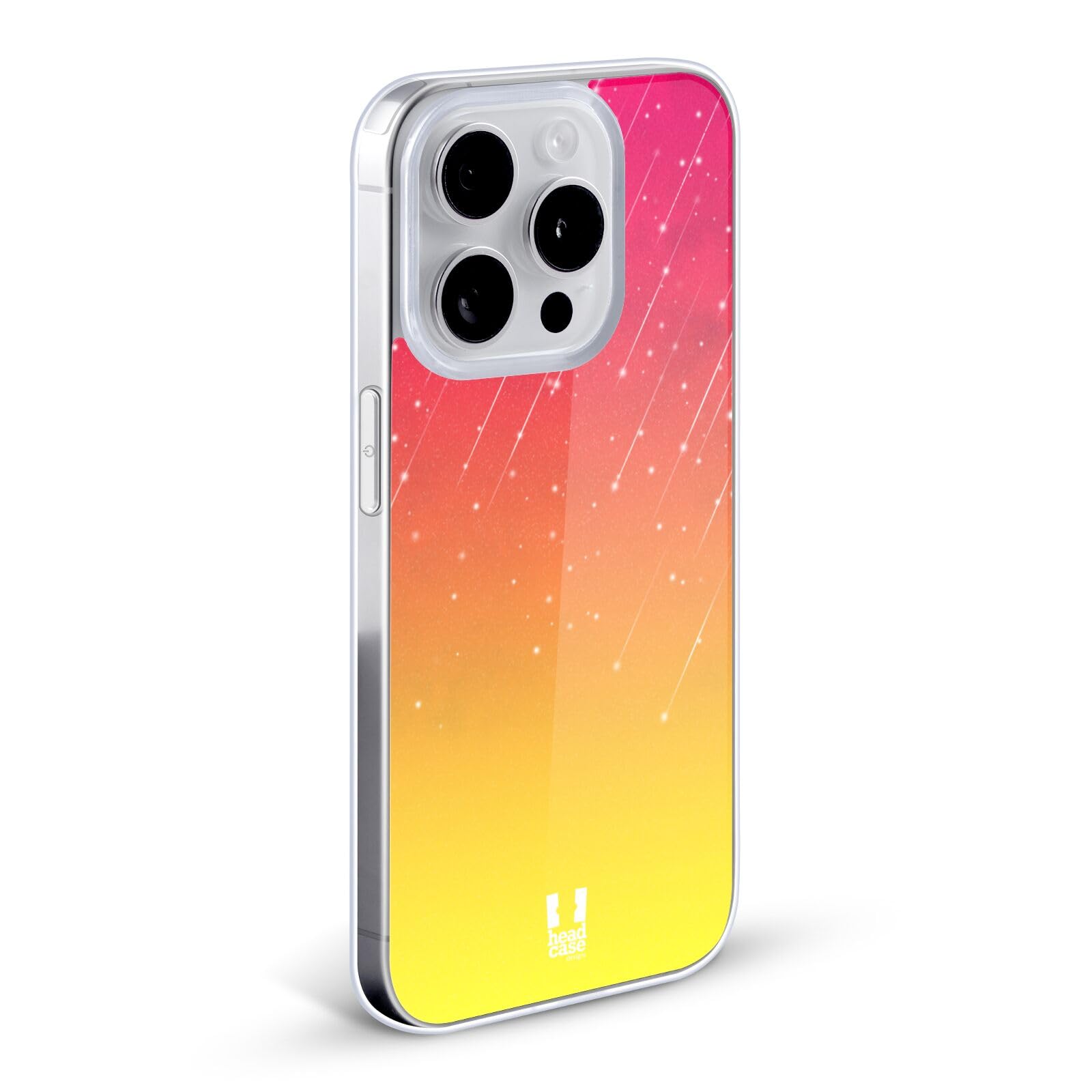 Pink & Yellow Neon Rain Ombre Soft Gel Phone Case for Apple iPhone 11 Pro Max - Durable Protective Cover with Stylish Gradient Design, Perfect for Everyday Use, Parties, and Outdoor Activities