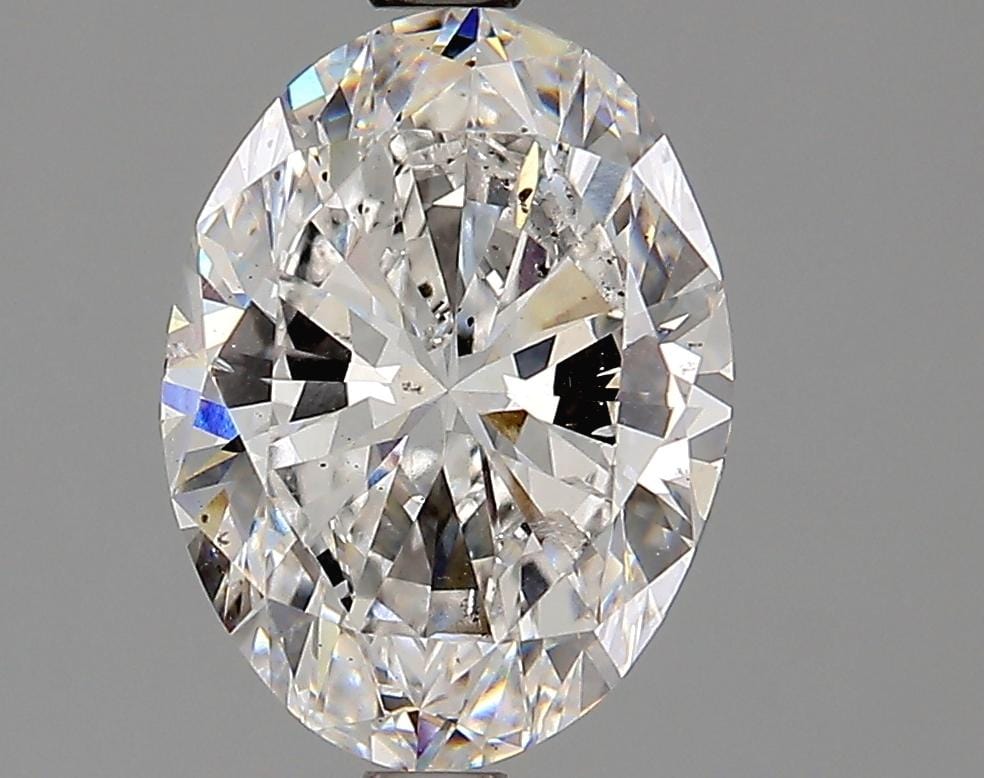 1.90 Carat Oval Cut E Color SI1 Clarity Diamond - Perfect for Engagement Rings & Anniversary Gifts