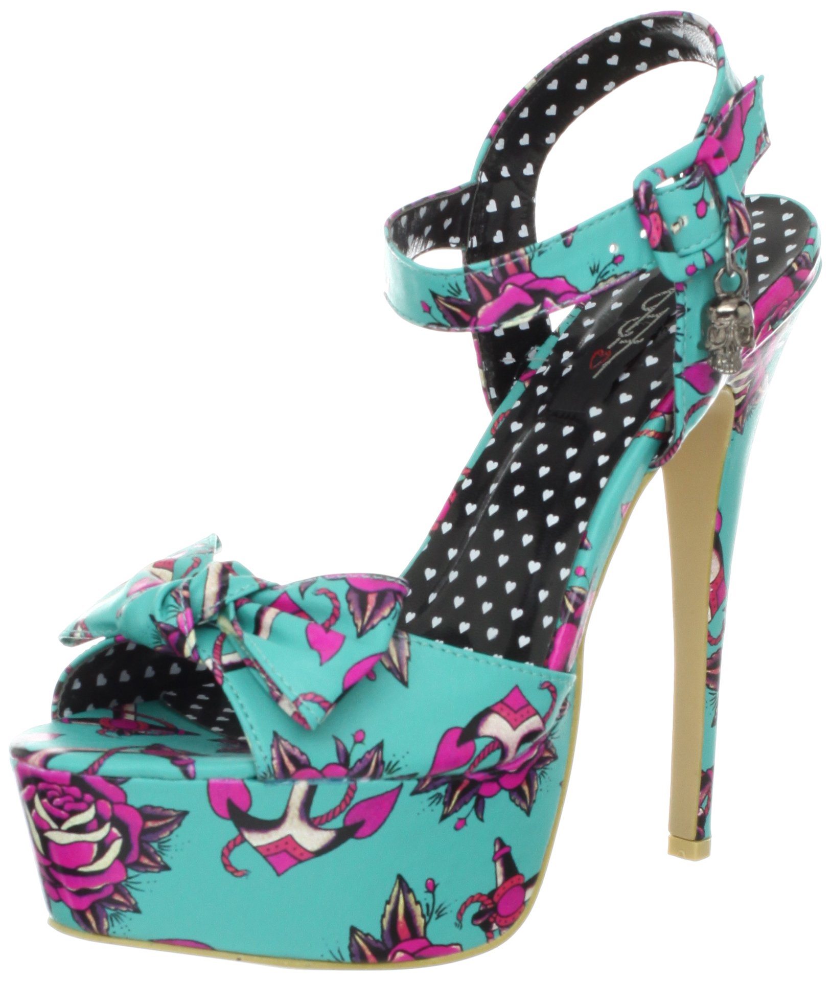 Iron Fist Women's Love Me Now Platform Sandal - Chunky Heel Comfortable Summer Shoes for Casual Outings, Beach & Music Festivals