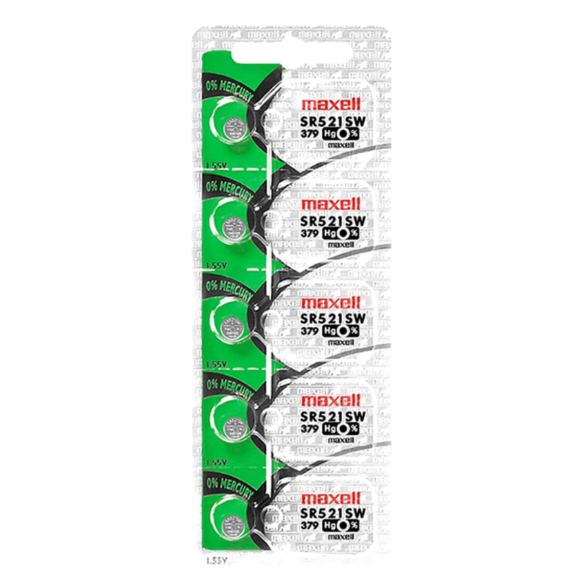 Maxell 379 Watch and Calculator Batteries (10-Pack) - Long-Lasting Power for Watches, Calculators & Small Electronics - Perfect for Home, Office, and Travel Use