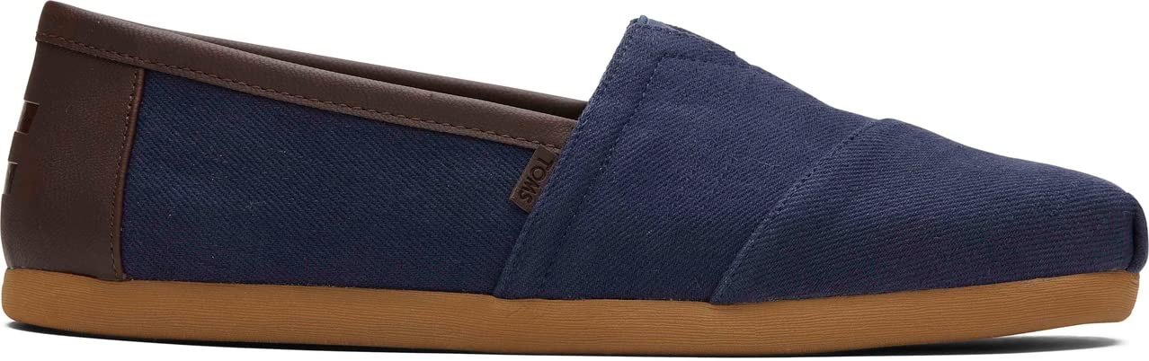 TOMS Men's Alpargata Casual Shoes - Comfortable Slip-On Espadrilles in Grey | Perfect for Summer, Beach, and Everyday Wear