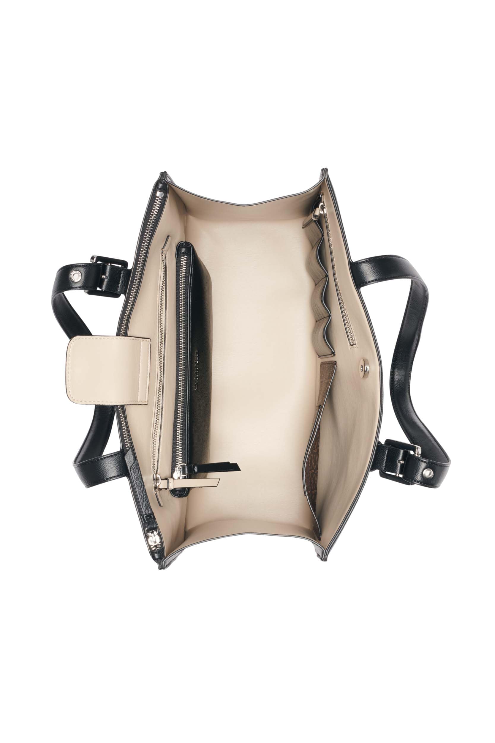 Calvin Klein Havana Novelty Organizational Tote Bag for Women - Stylish Large Capacity Work & Travel Tote - Perfect for Office, Gym, Beach & Weekend Getaways