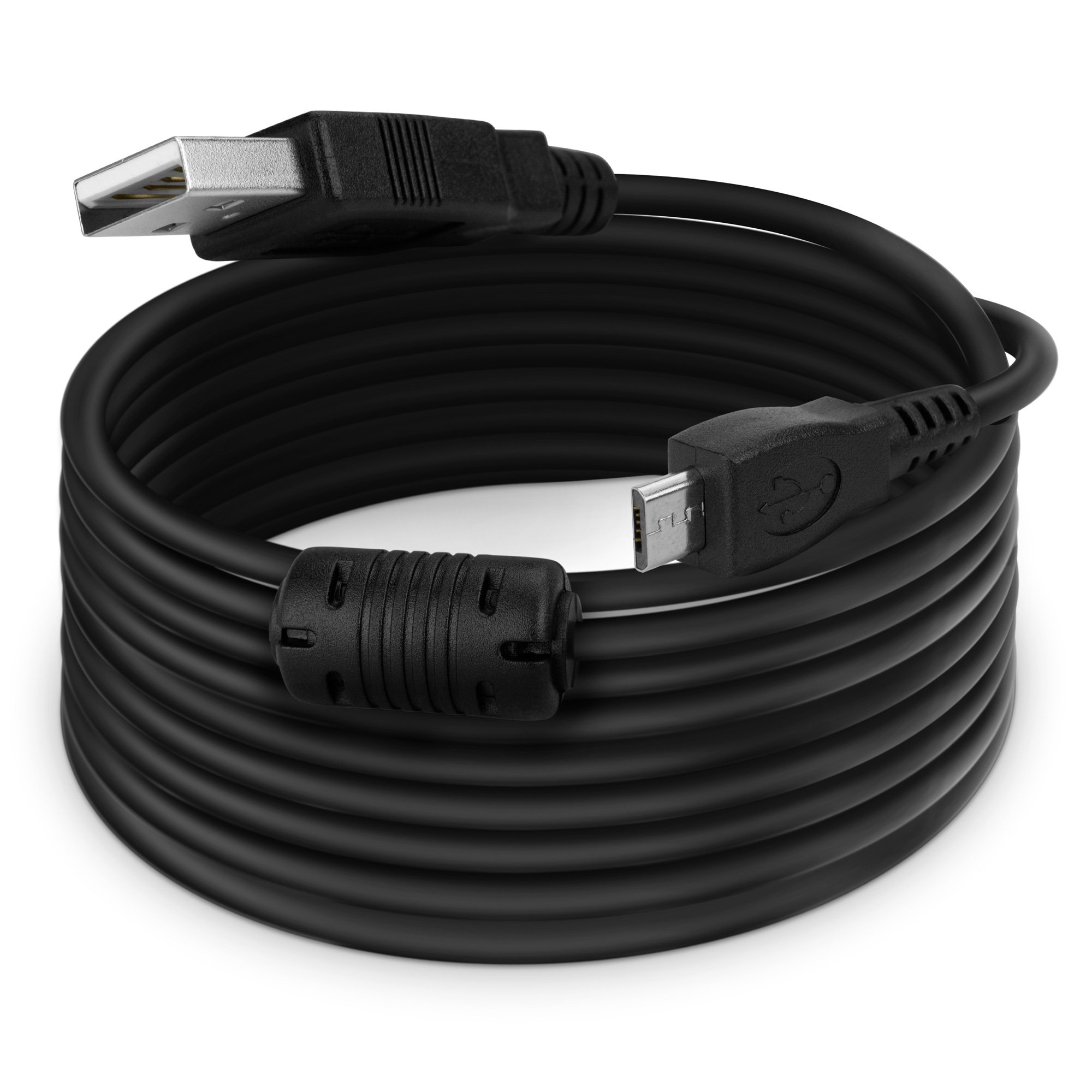 Premium 15ft Extra Long Audio-Technica ATH-DSR7BT Charging & Sync Cable - DirectSync Technology for Seamless Audio Transmission - Perfect for Home Studio, Gaming & Travel Use