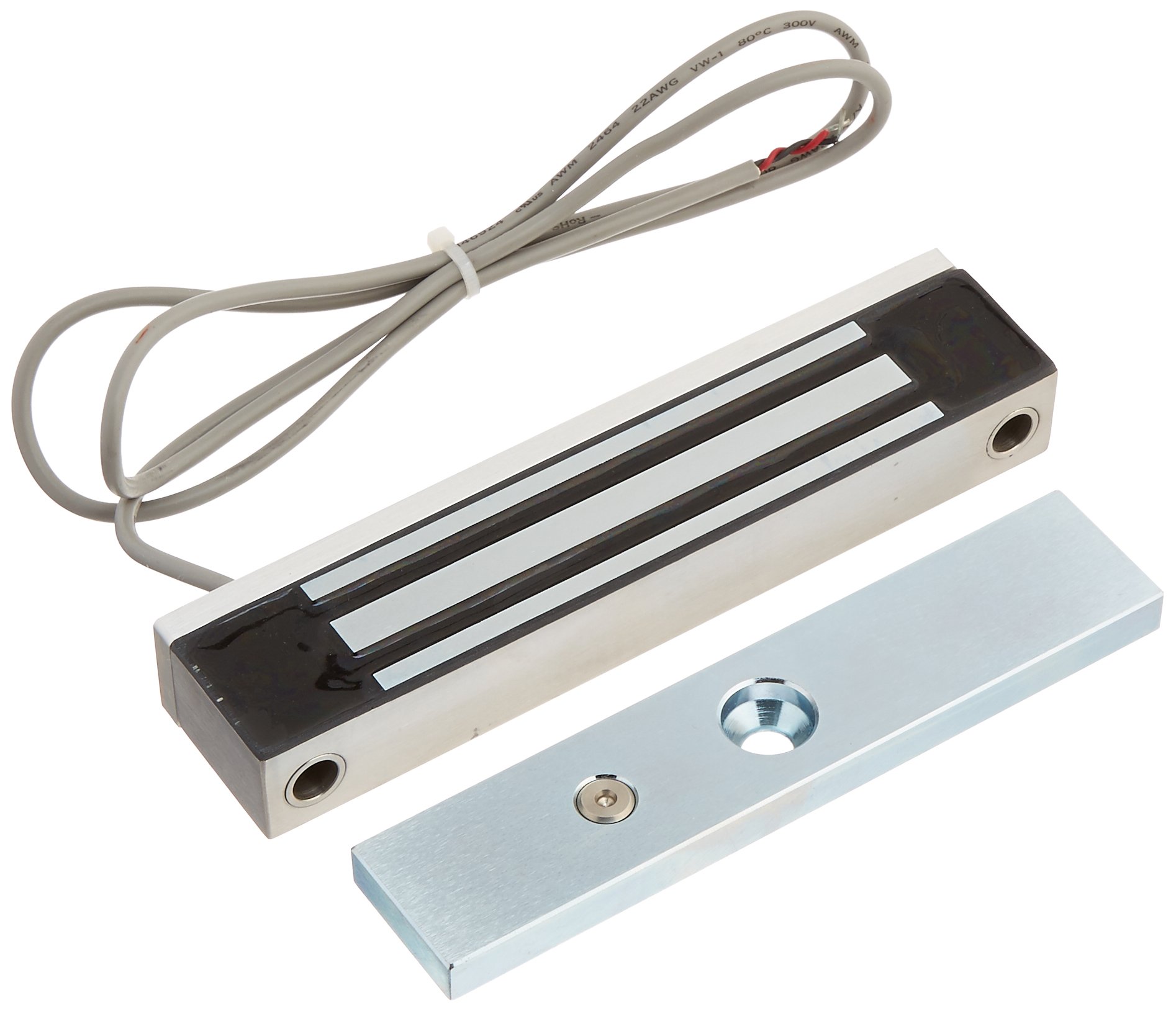 Seco-Larm E-941SA-300 Heavy Duty 300 lb Electromagnetic Lock with Door Lock - Secure Entry for Commercial Buildings, Offices & Smart Home Security Systems