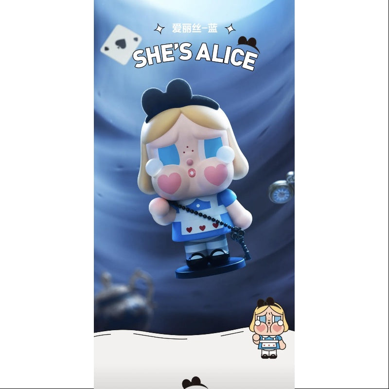 Crybaby Crying Again Series She's Alice - Kawaii Japanese Anime Figure Collectible for Display & Gift (Home Decor, Office Desk, Anime Collection Showcase)